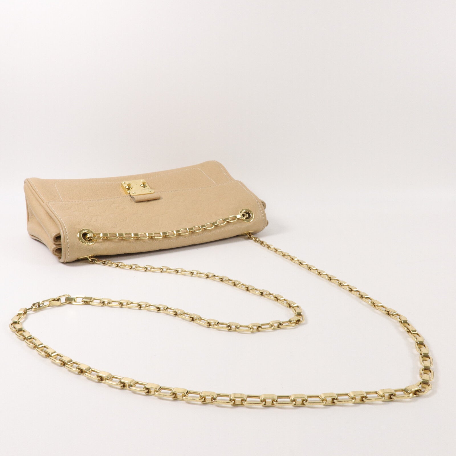 LOUIS VUITTON Monogram Empreinte Saint Germain MM鏈帶肩背袋