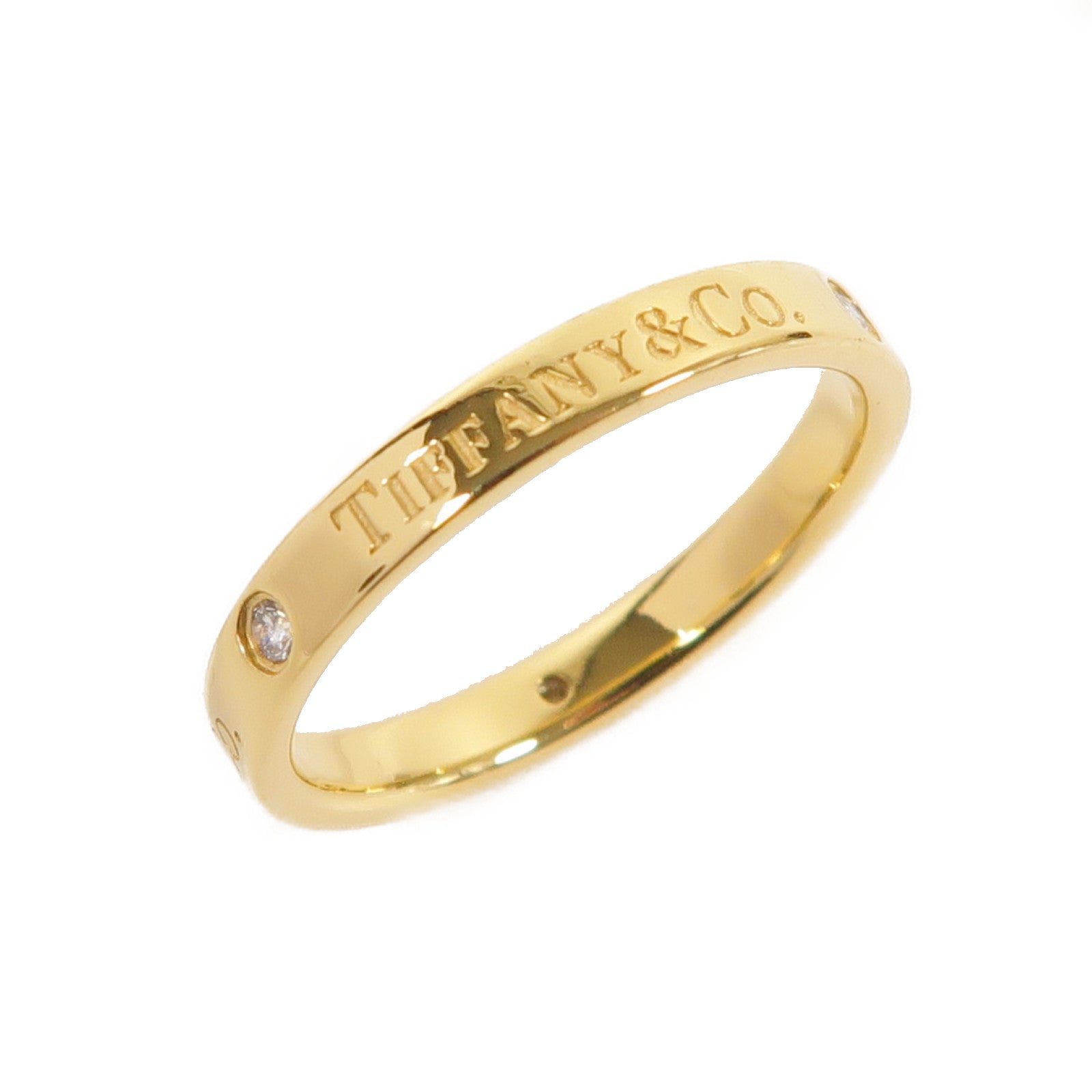 TIFFANY＆CO 18K金Diamond Ring戒指US#8