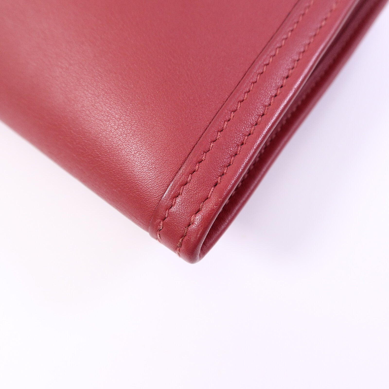 HERMES Swift皮革Jige Elan 29 Clutch手拿包Rouge Grenade