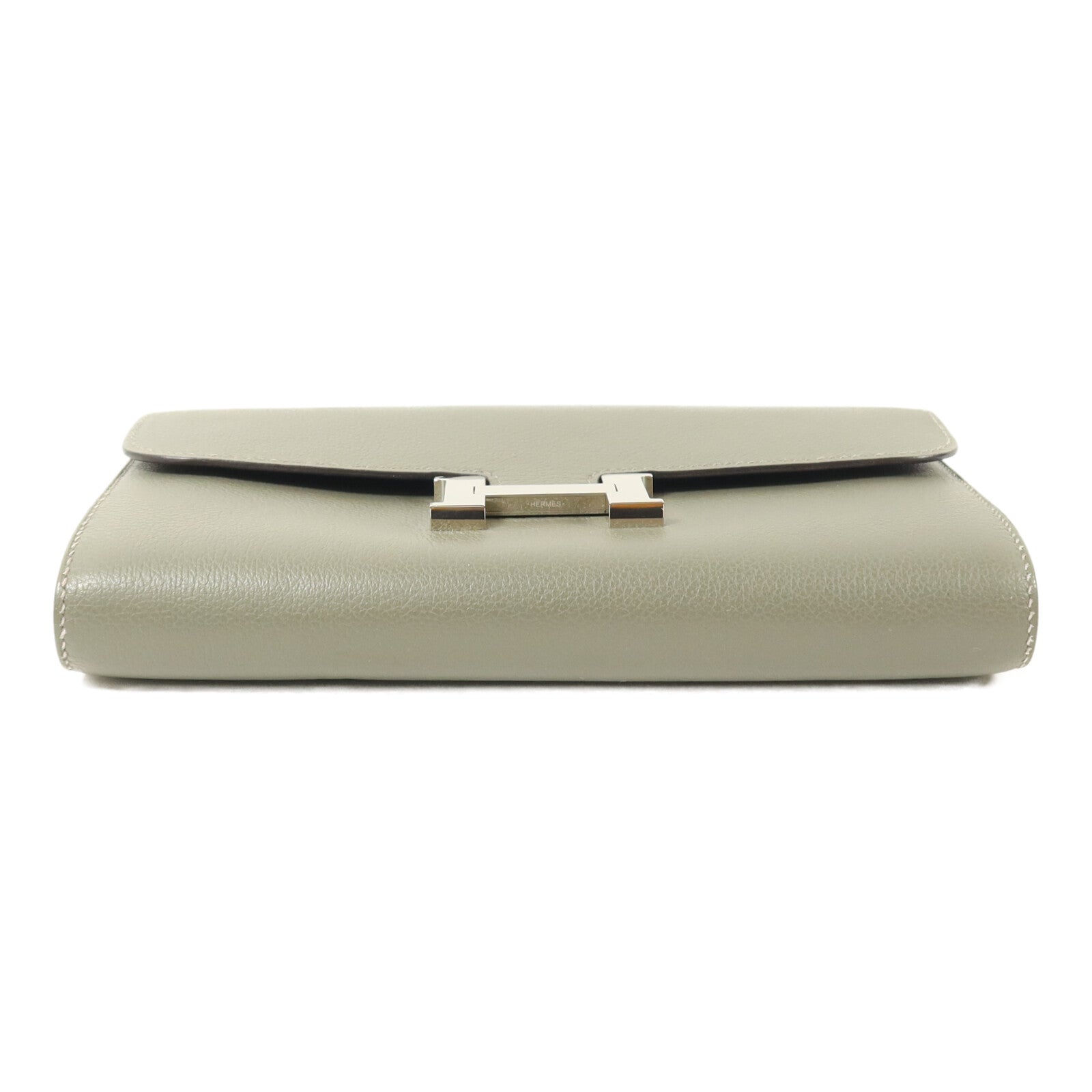 HERMES Evercolor皮革Constance To Go肩背袋Gris Meyer