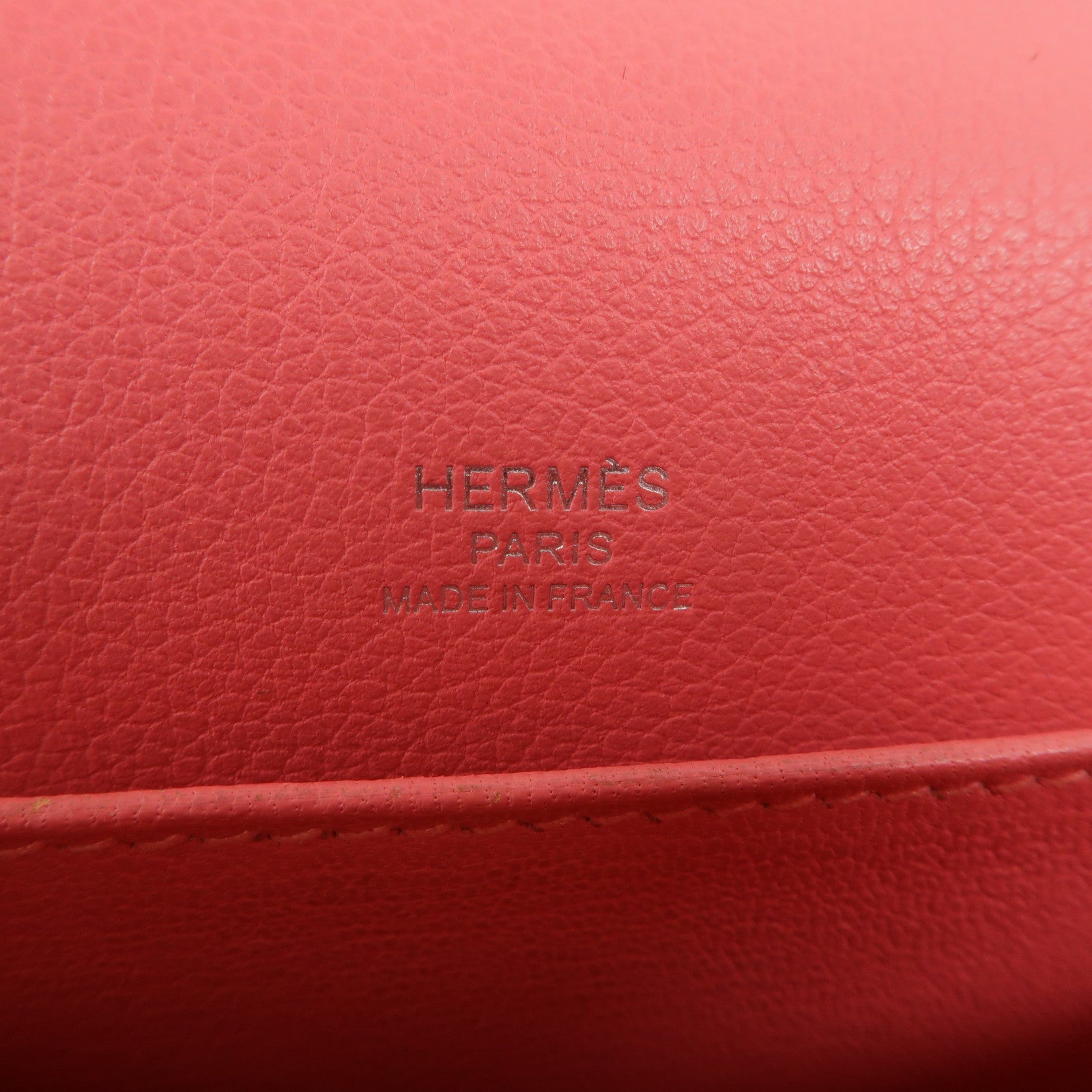HERMES Evercolor皮革Roulis Mini肩背袋Rose Azalee