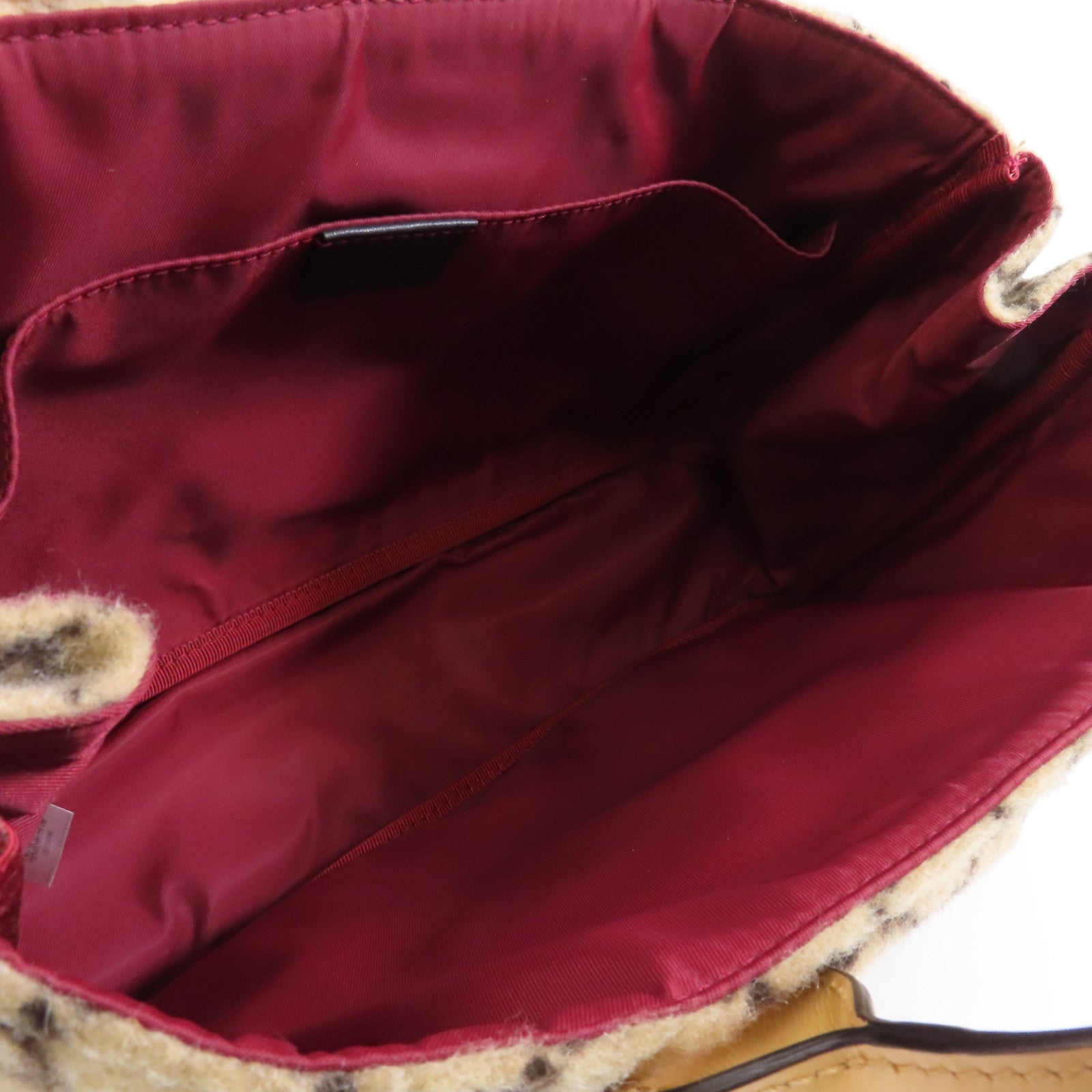 GUCCI 【激減優惠】羊絨Handbag手挽袋米色