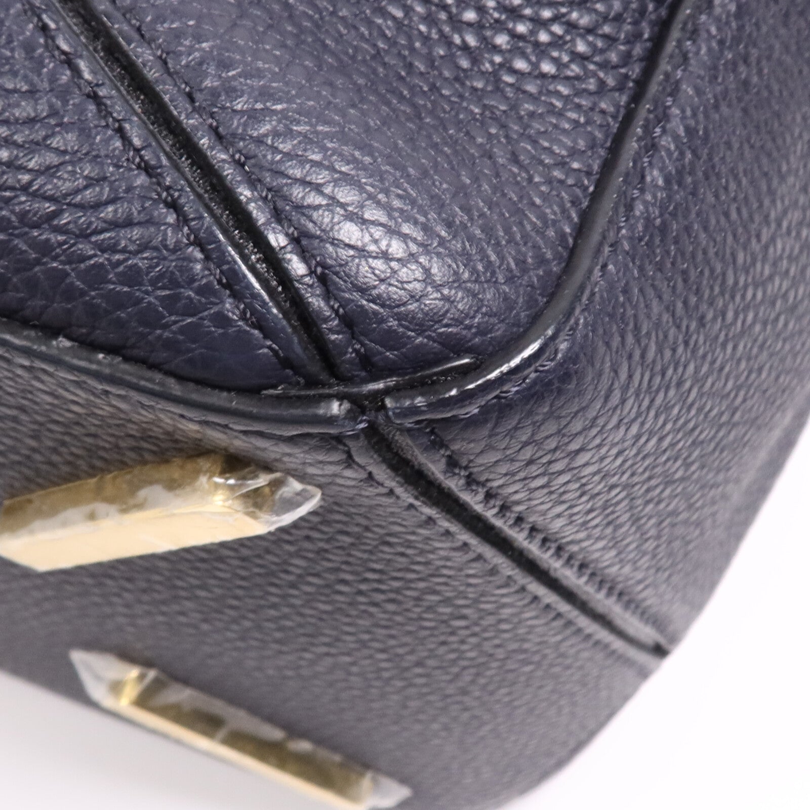 LOEWE 牛皮皮革2 way Shoulder Bag金扣手挽肩背兩用袋