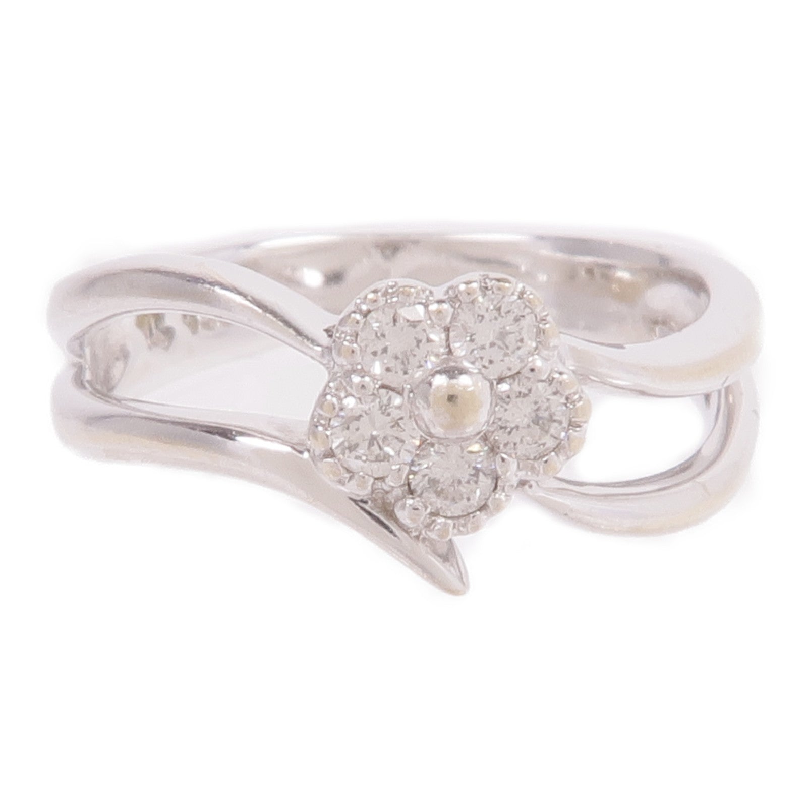 JEWELRY 【激減優惠】18K白金Diamond Ring鑽石戒指US#3