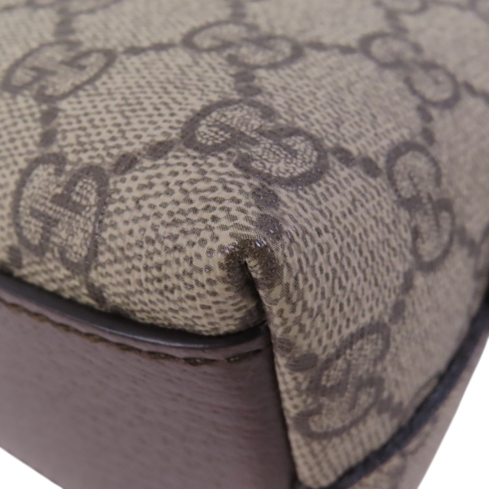 GUCCI 塗層帆布Ophidia GG金扣肩背袋