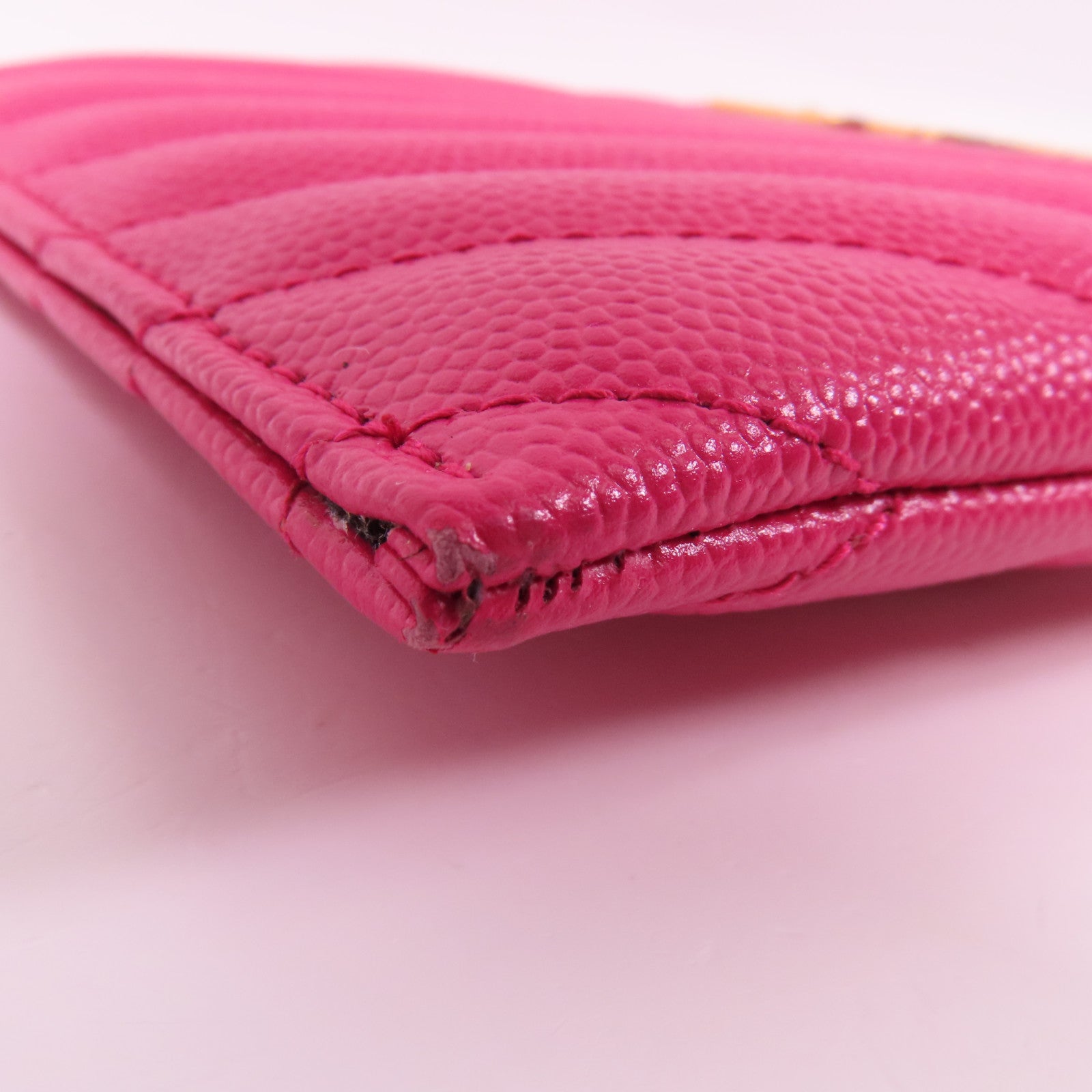 SAINT LAURENT 牛皮皮革Pouch金扣手拿包