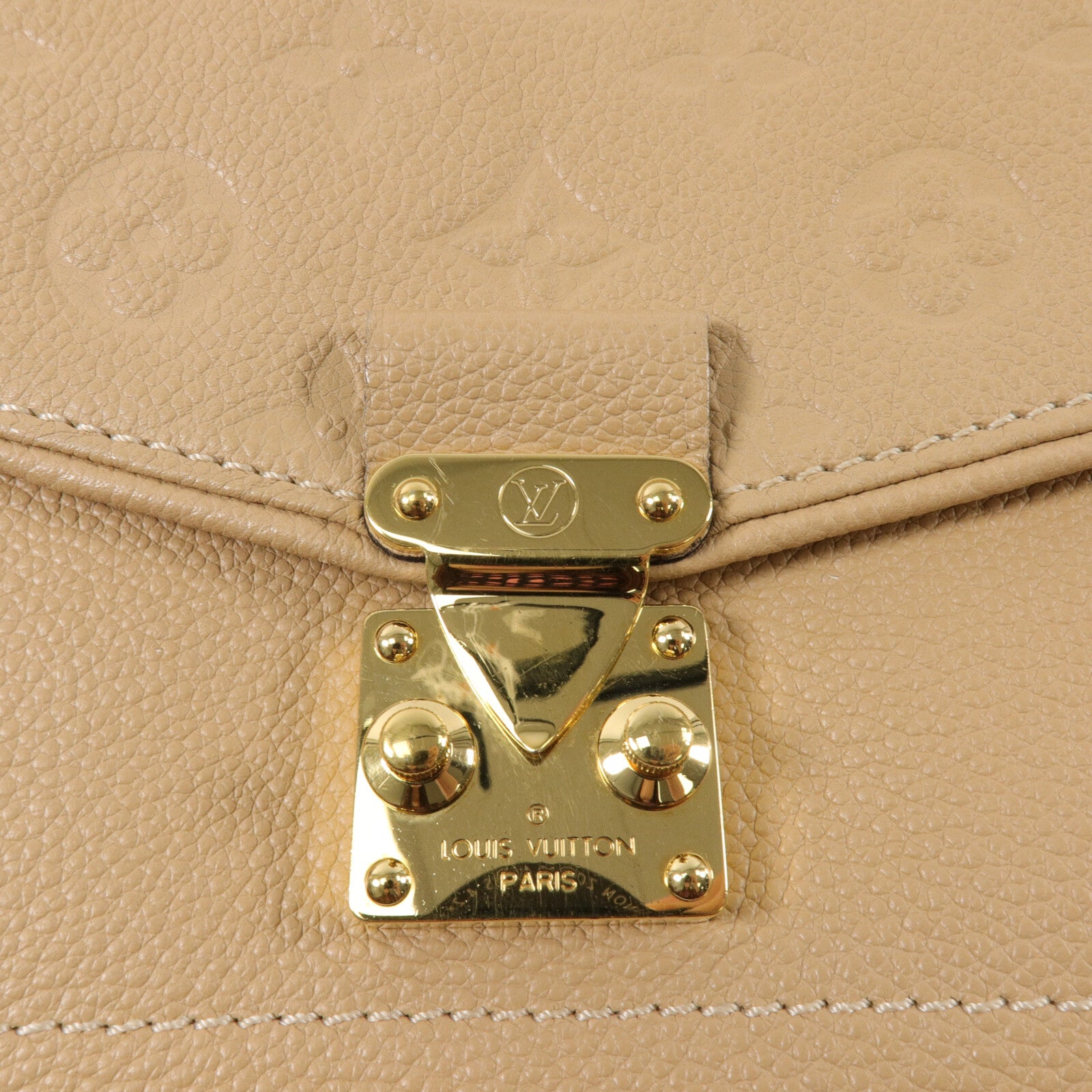 LOUIS VUITTON Monogram Empreinte Saint Germain MM鏈帶肩背袋