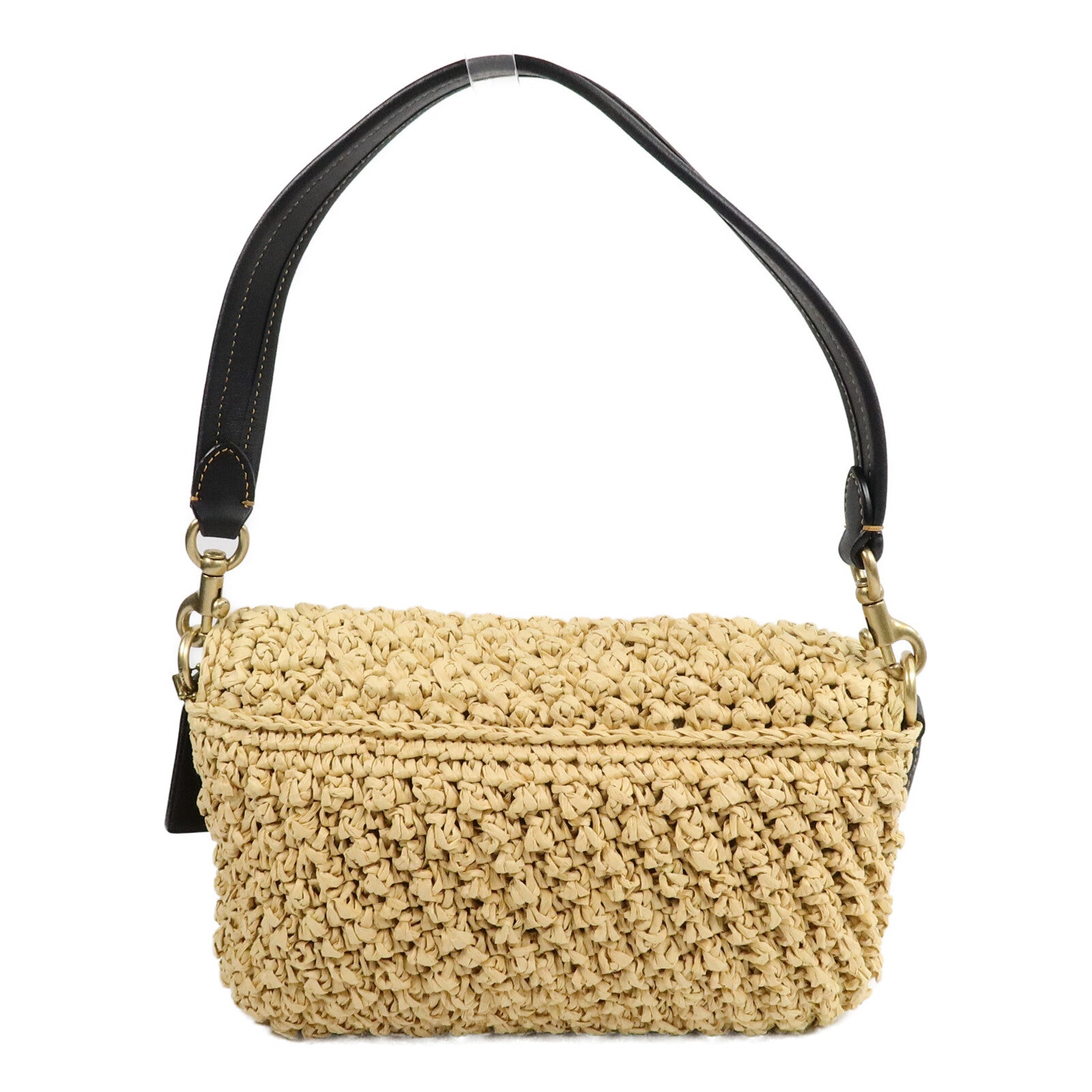 COACH 藤料Shoulder Bag肩背袋
