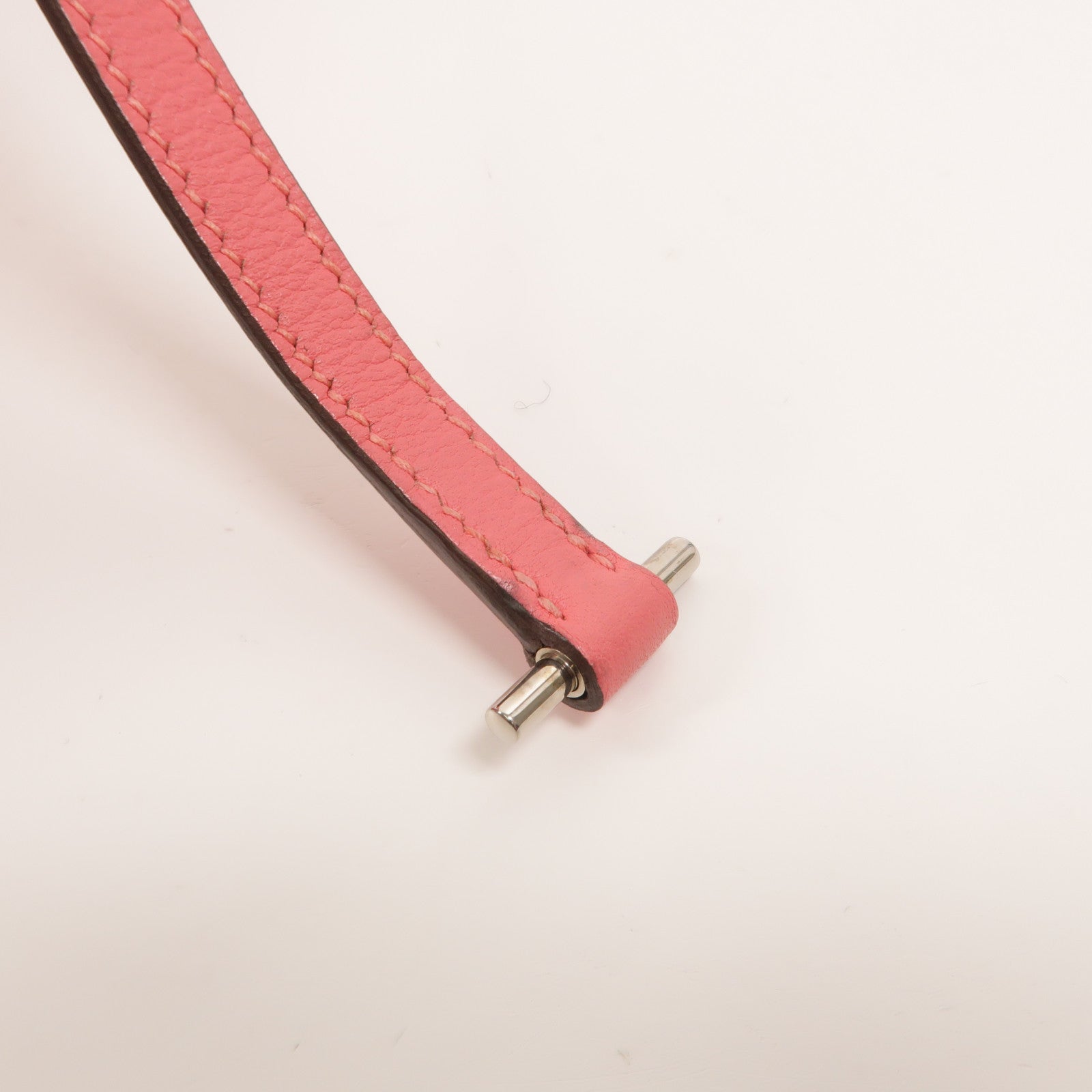 HERMES Evercolor皮革Roulis Mini肩背袋Rose Azalee