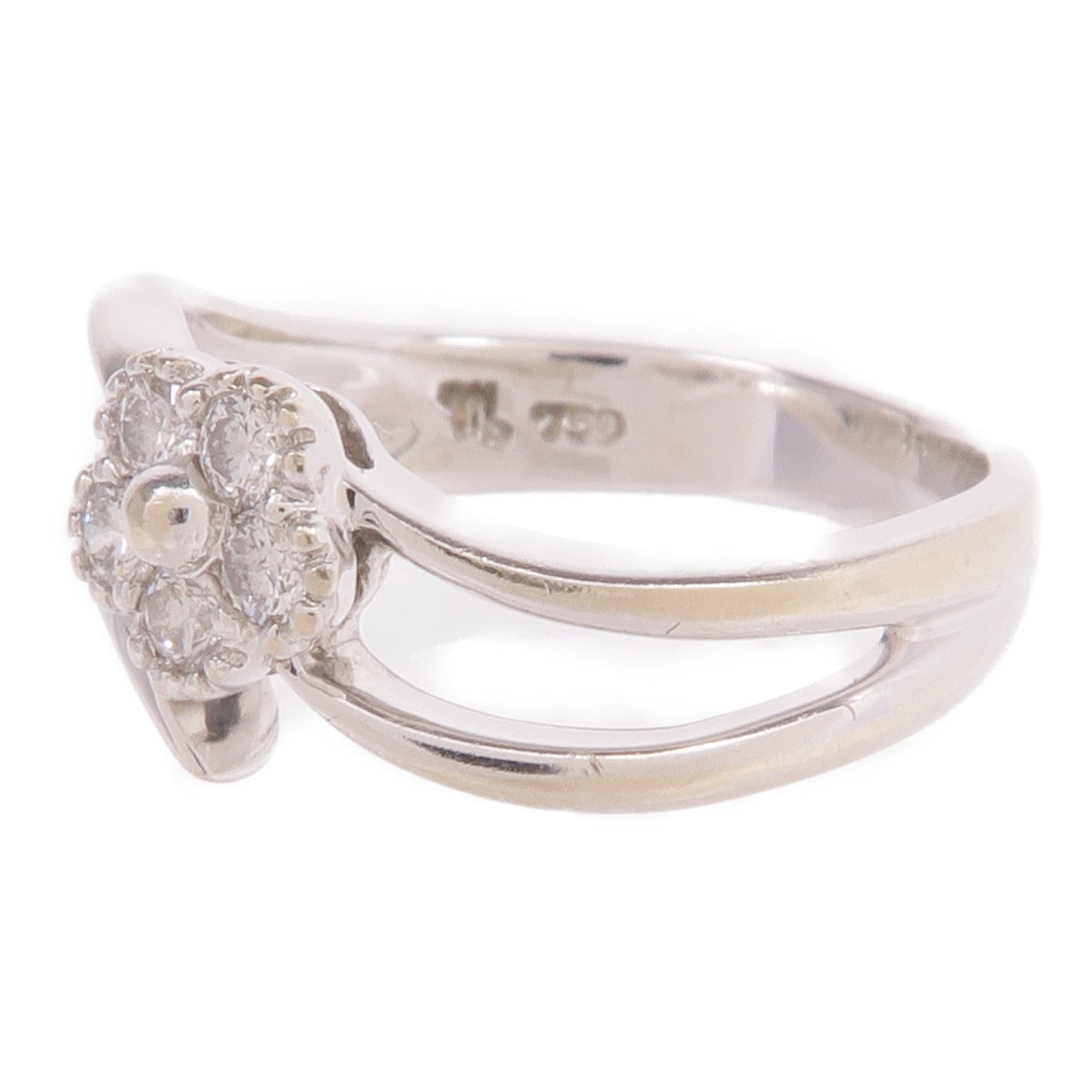 JEWELRY 【激減優惠】18K白金Diamond Ring鑽石戒指US#3
