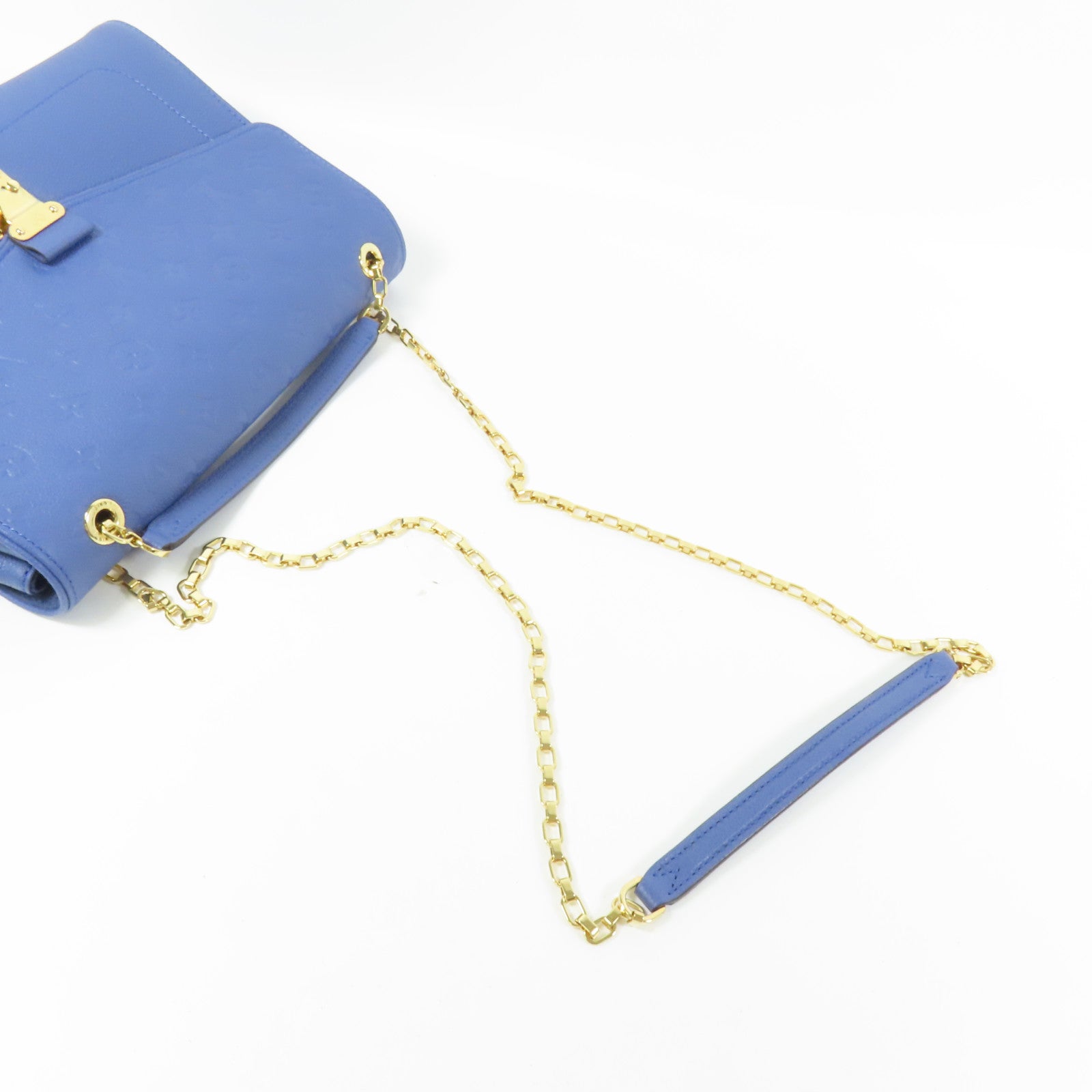 LOUIS VUITTON 【激減優惠】Monogram Empreinte Saint-Germain MM金扣肩背袋
