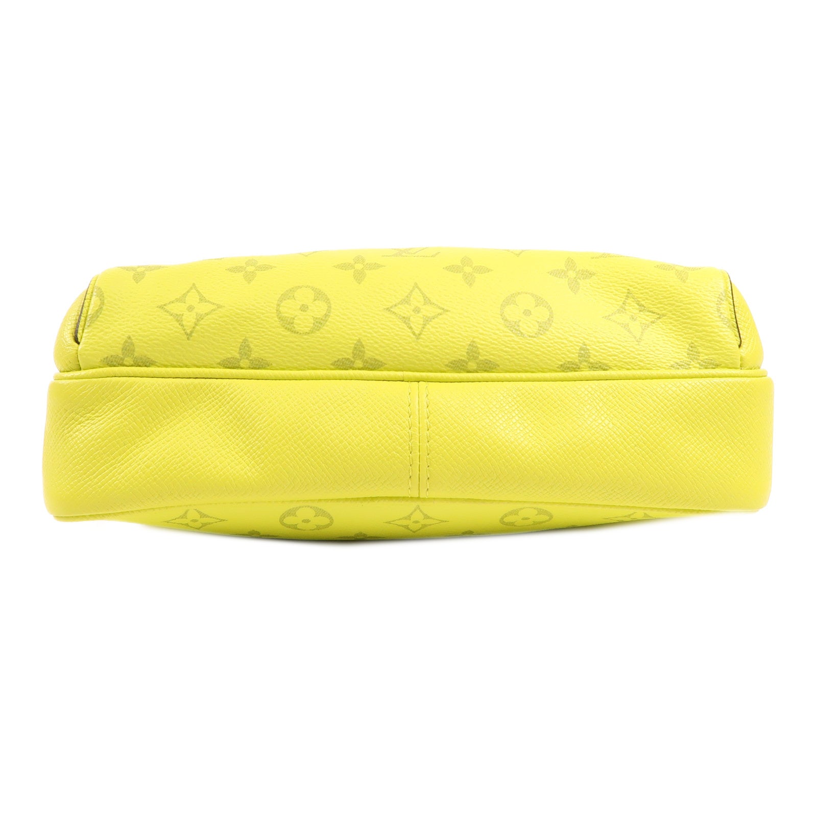 LOUIS VUITTON Monogram/Taiga皮革Outdoor銀扣肩背袋