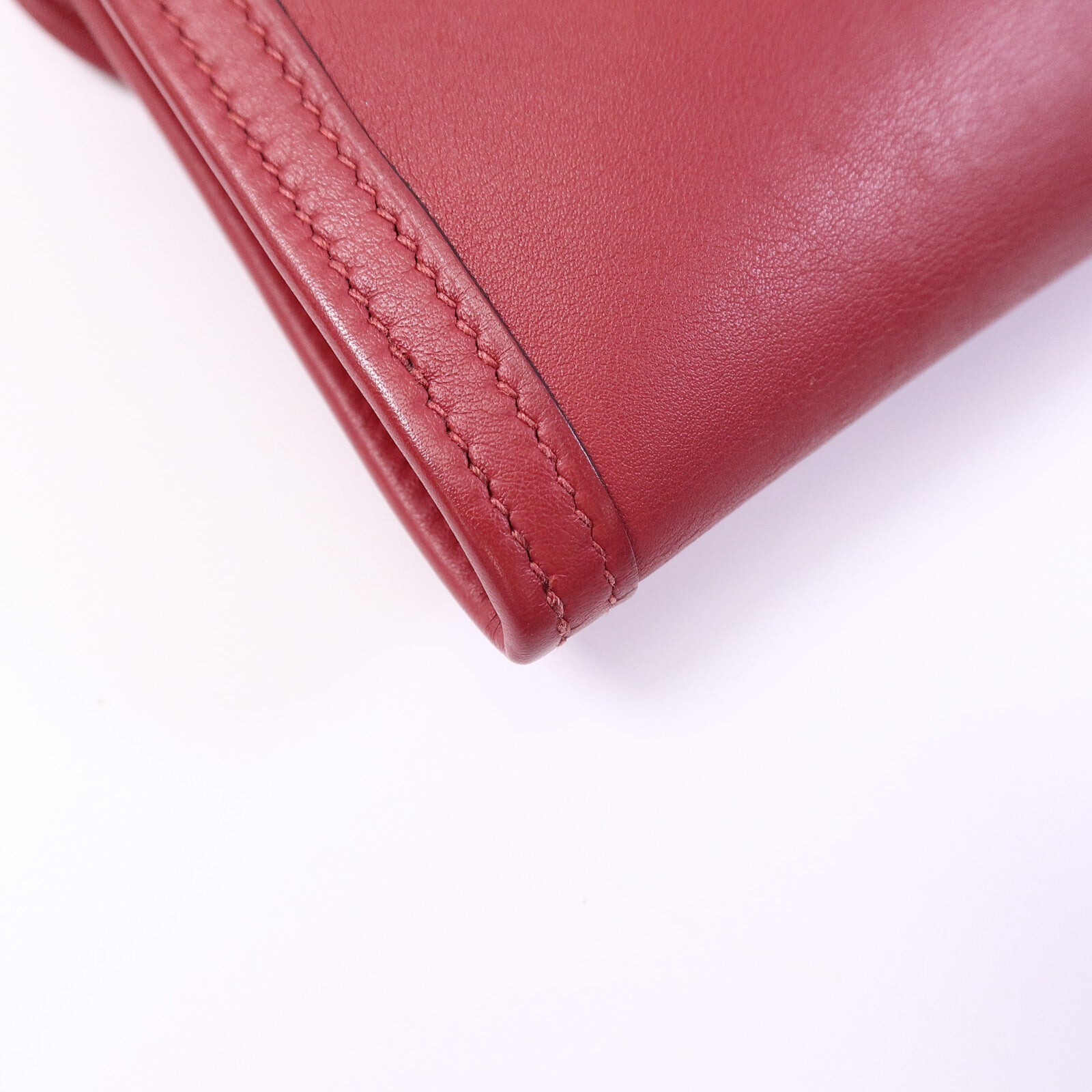 HERMES Swift皮革Jige Elan 29 Clutch手拿包Rouge Grenade