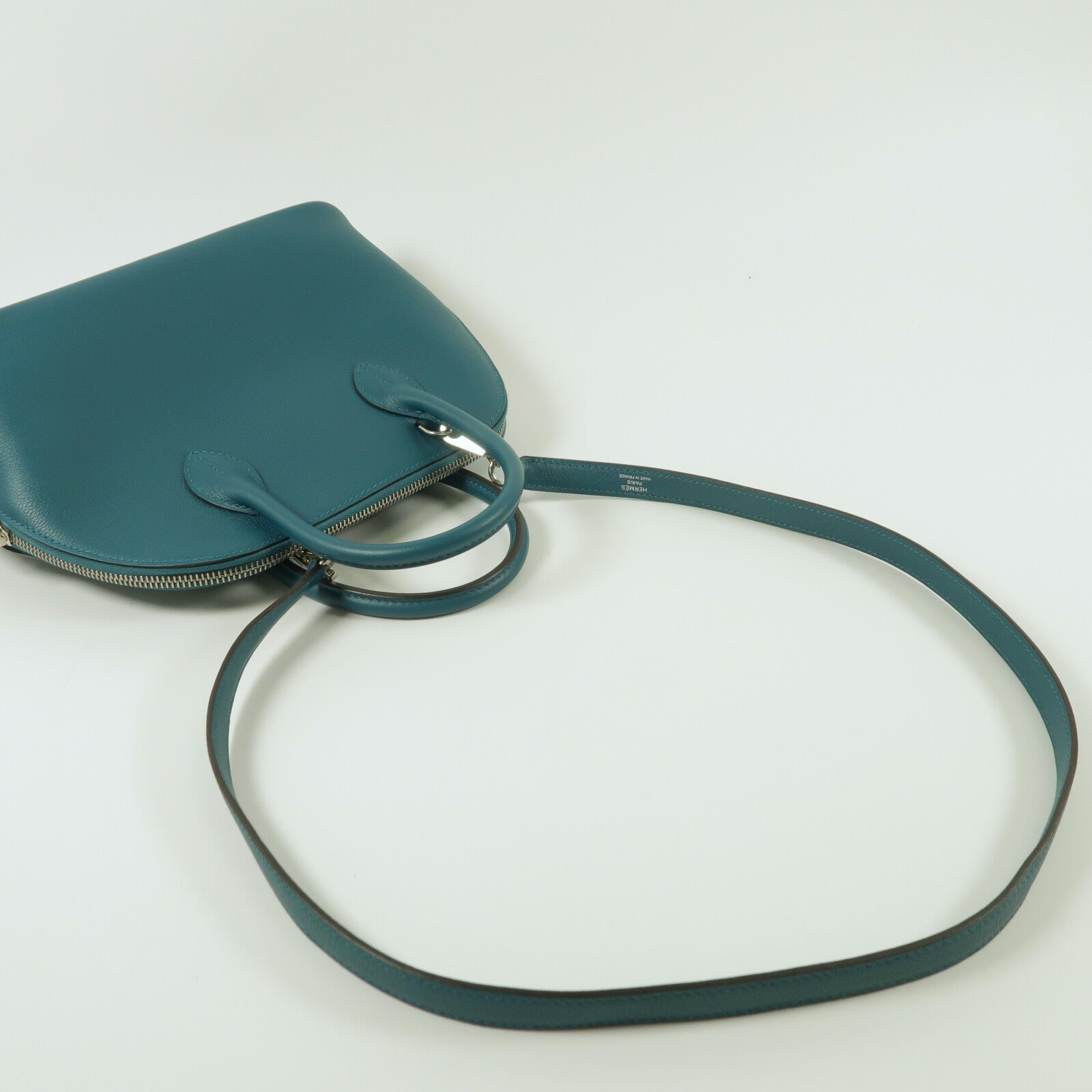 HERMES Evercolor皮革Bolide 1923 25 Vert Bosphore