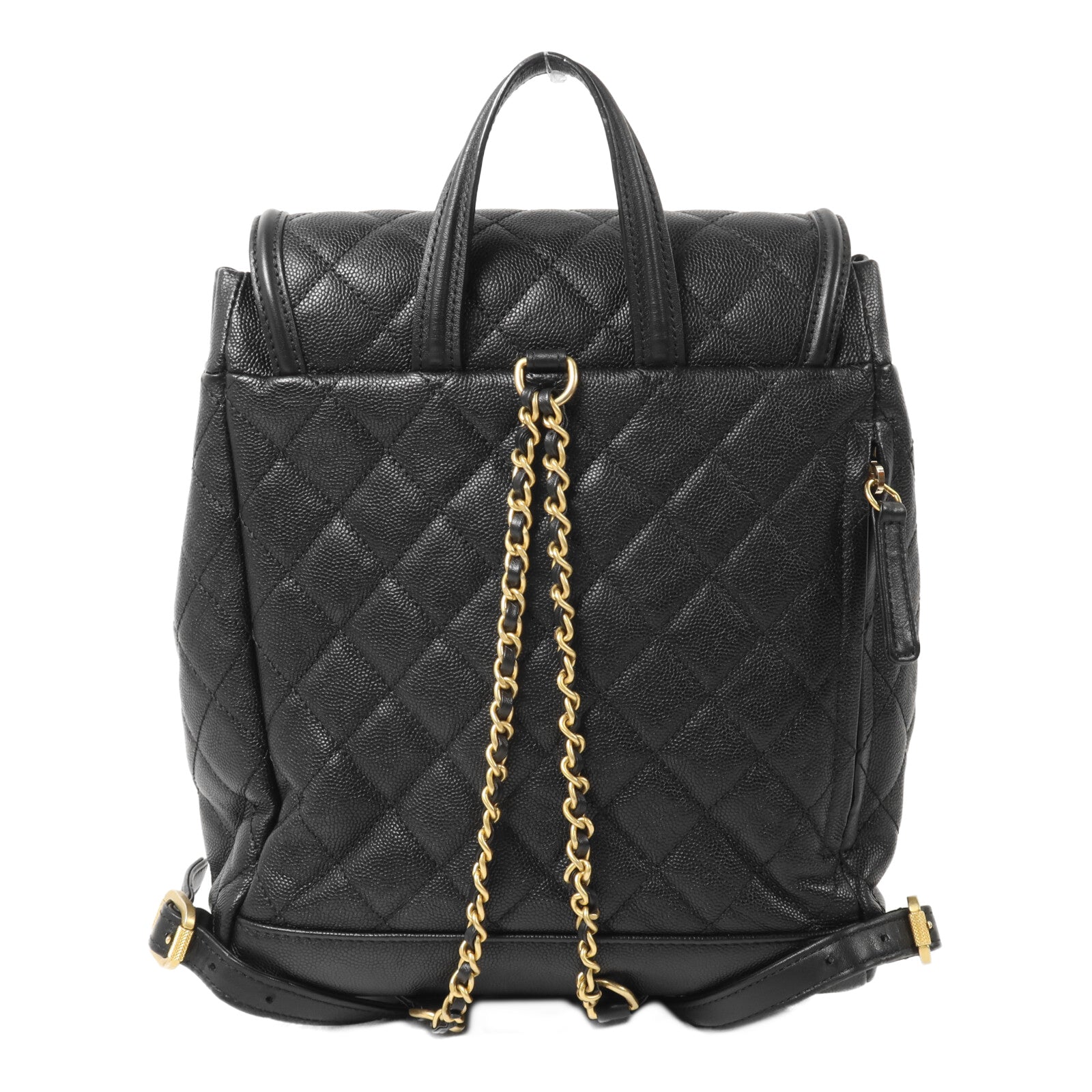 CHANEL 牛皮皮革Chain Backpack鏈帶背包