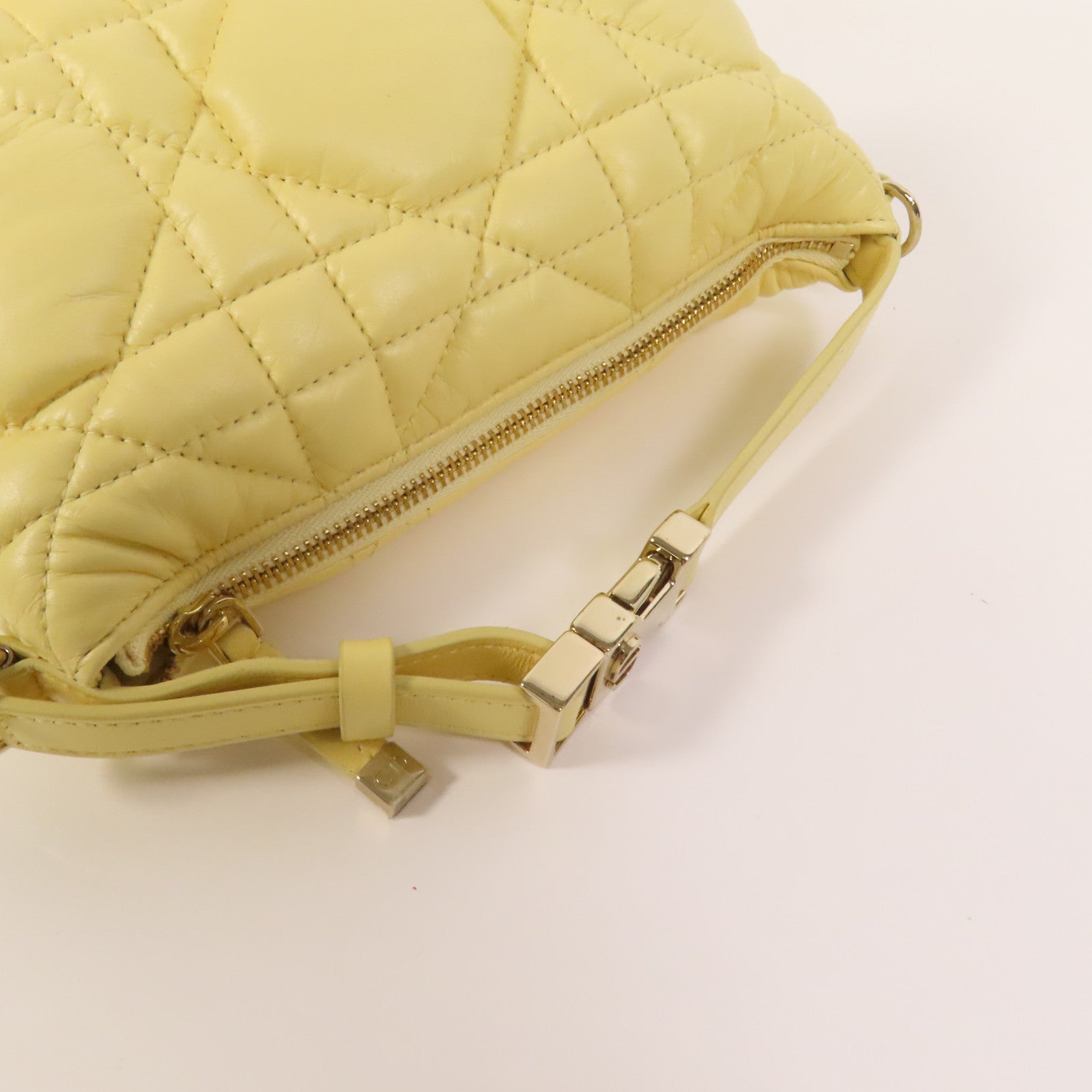 Dior 牛皮皮革Travel Nomad Pouch Small金扣手挽袋