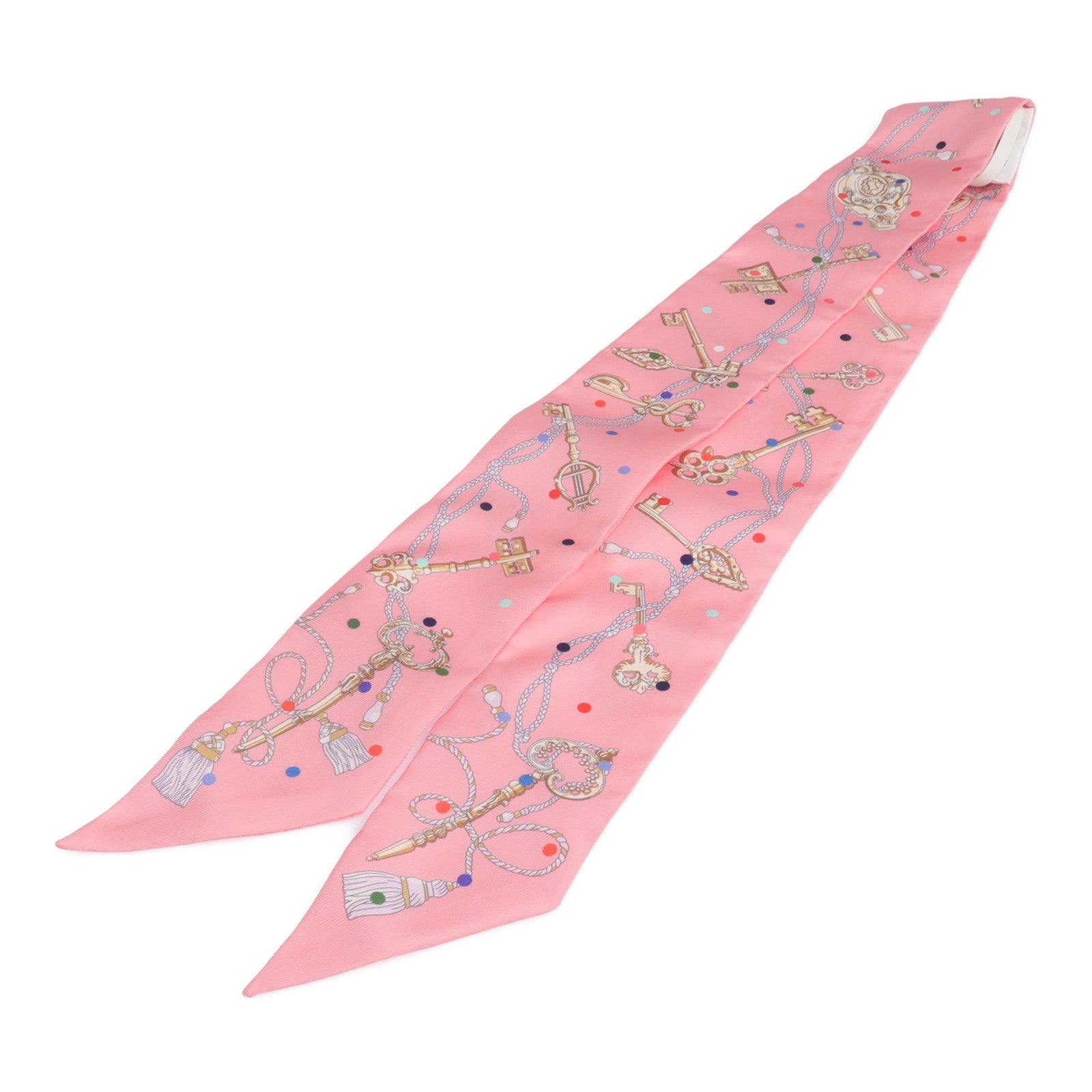 HERMES 【激減優惠】絲質Twilly絲巾