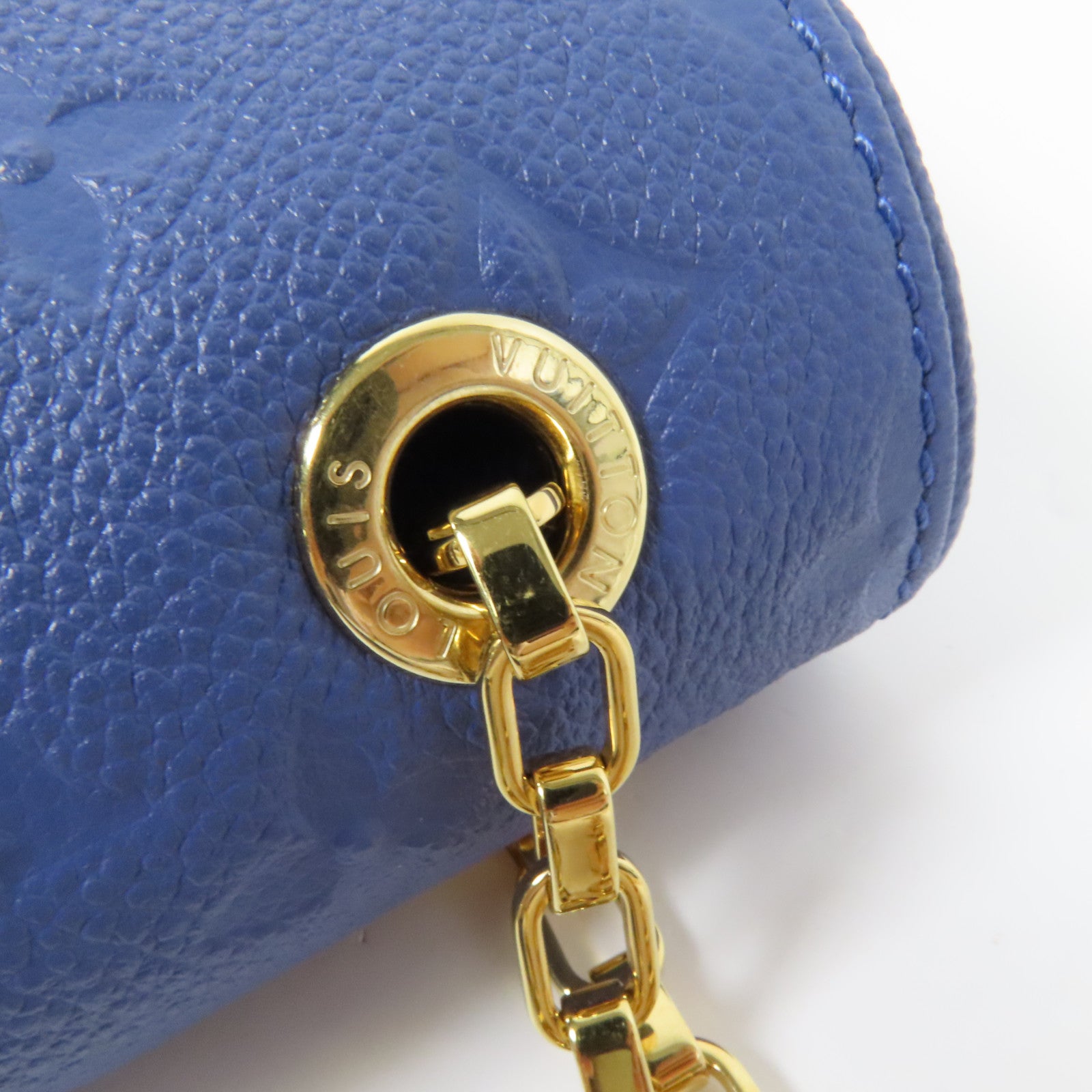 LOUIS VUITTON Monogram Empreinte Saint-Germain MM金扣肩背袋