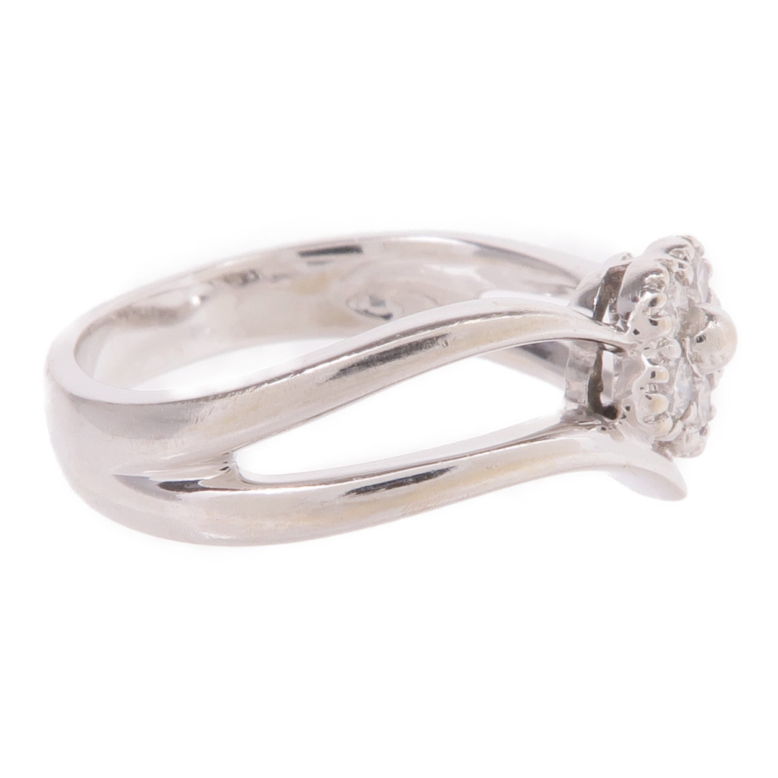 JEWELRY 【激減優惠】18K白金Diamond Ring鑽石戒指US#3