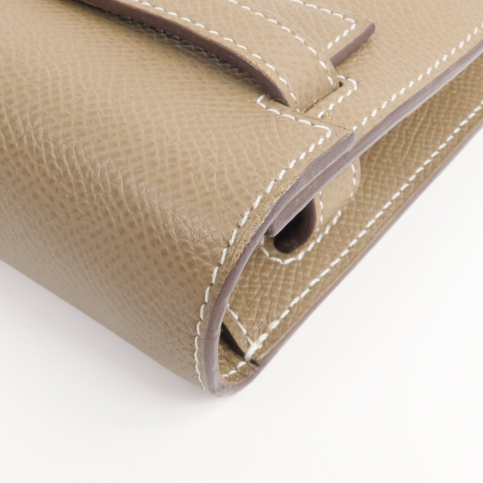 HERMES Epsom皮革Kelly To Go肩背袋Etoupe