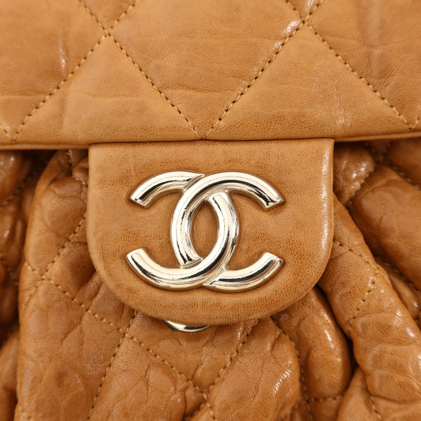 CHANEL 【激減優惠】牛皮皮革Chain Shoulder Bag銀扣鏈帶肩背袋
