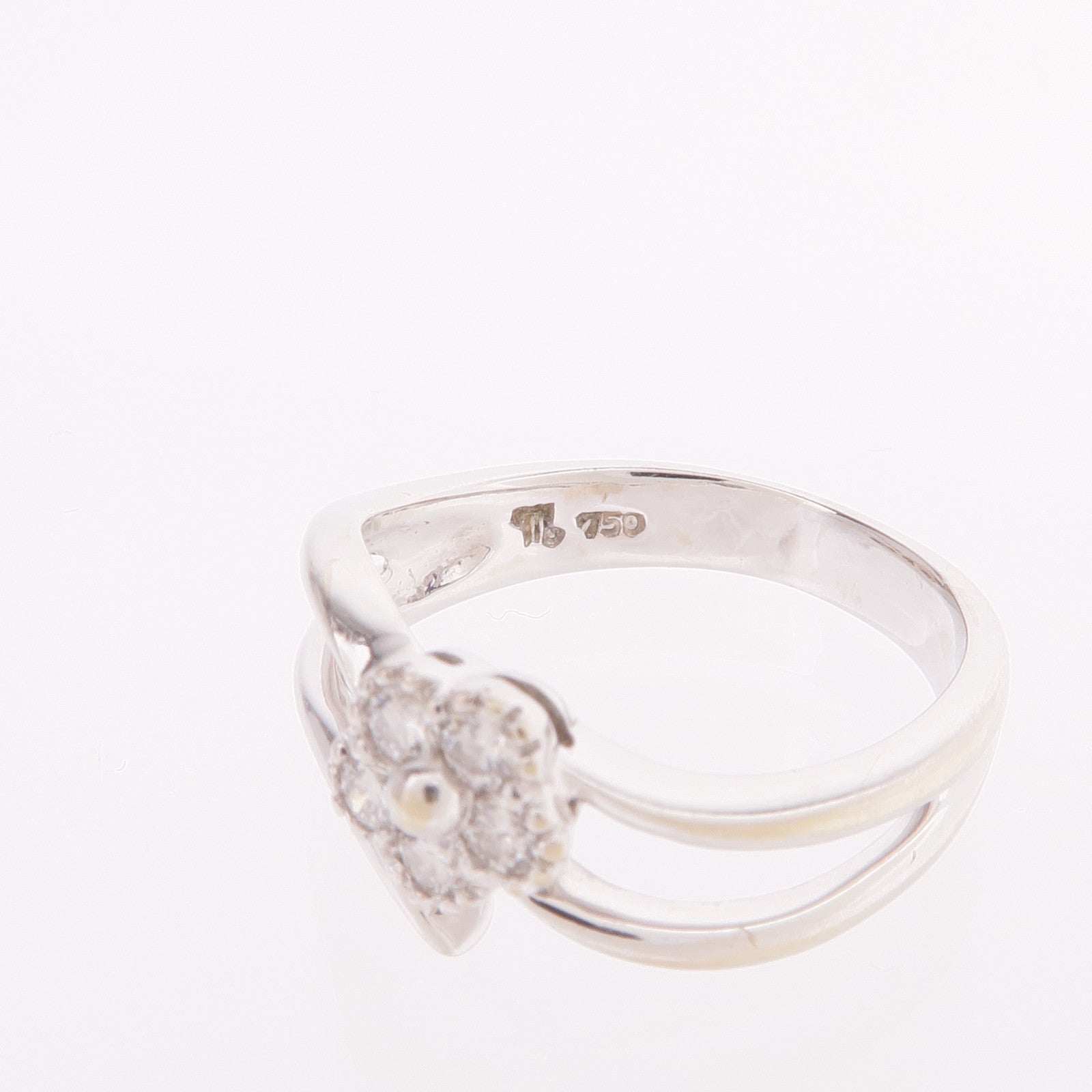 JEWELRY 【激減優惠】18K白金Diamond Ring鑽石戒指US#3