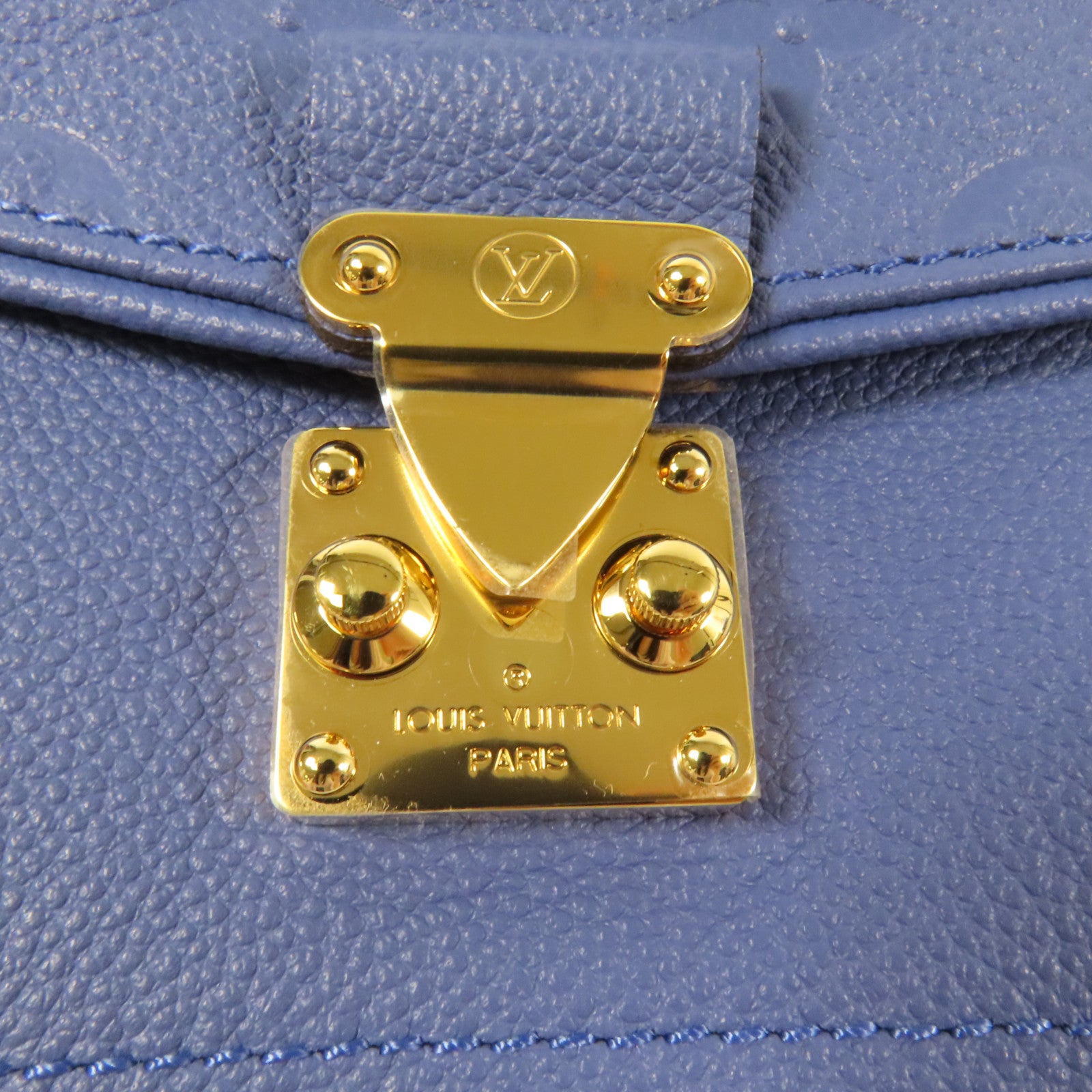 LOUIS VUITTON Monogram Empreinte Saint-Germain MM金扣肩背袋