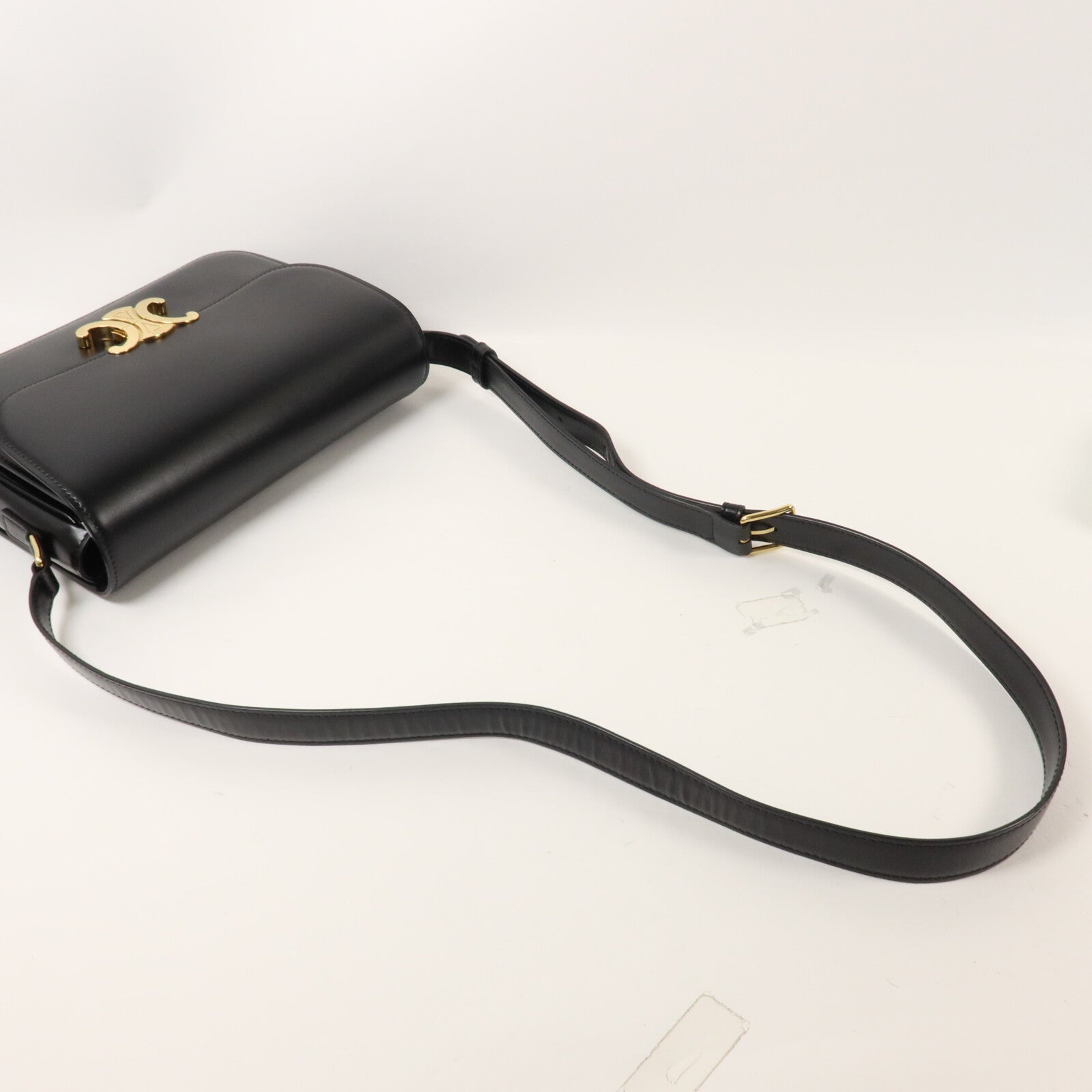CELINE 牛皮皮革Triomphe Medium肩背袋