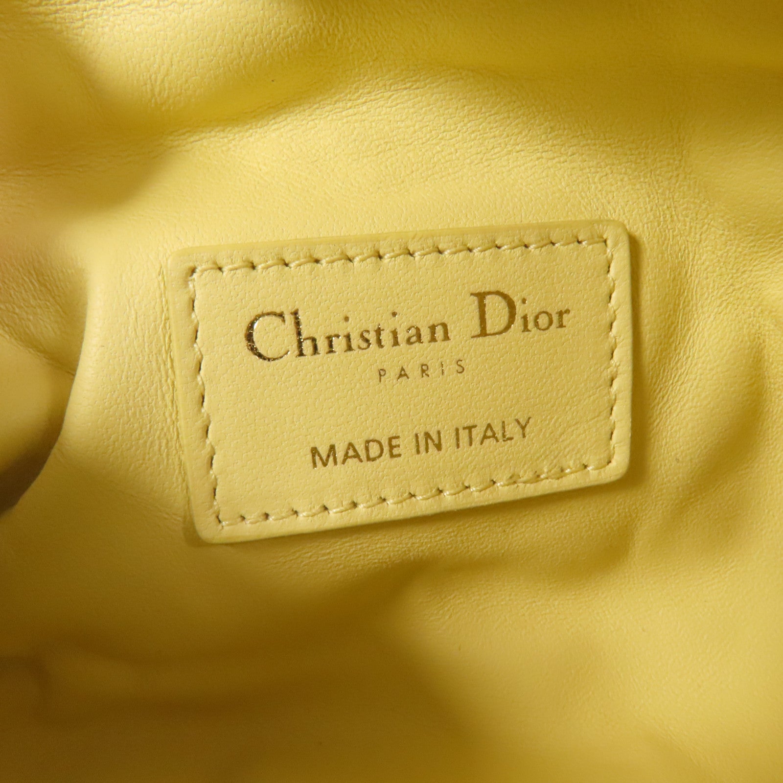 Dior 牛皮皮革Travel Nomad Pouch Small金扣手挽袋