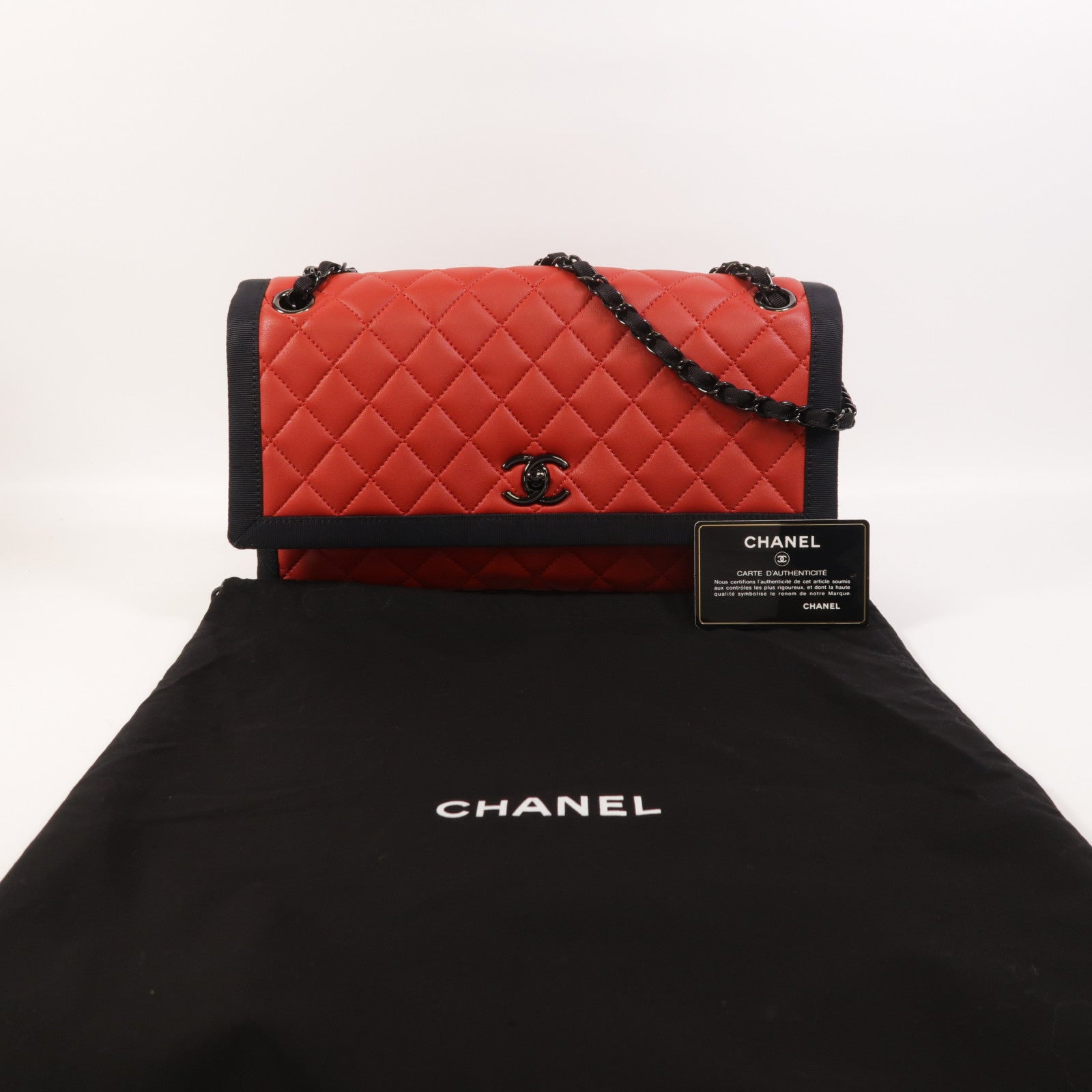 CHANEL 羊皮皮革Chain Shoulder鏈帶肩背袋