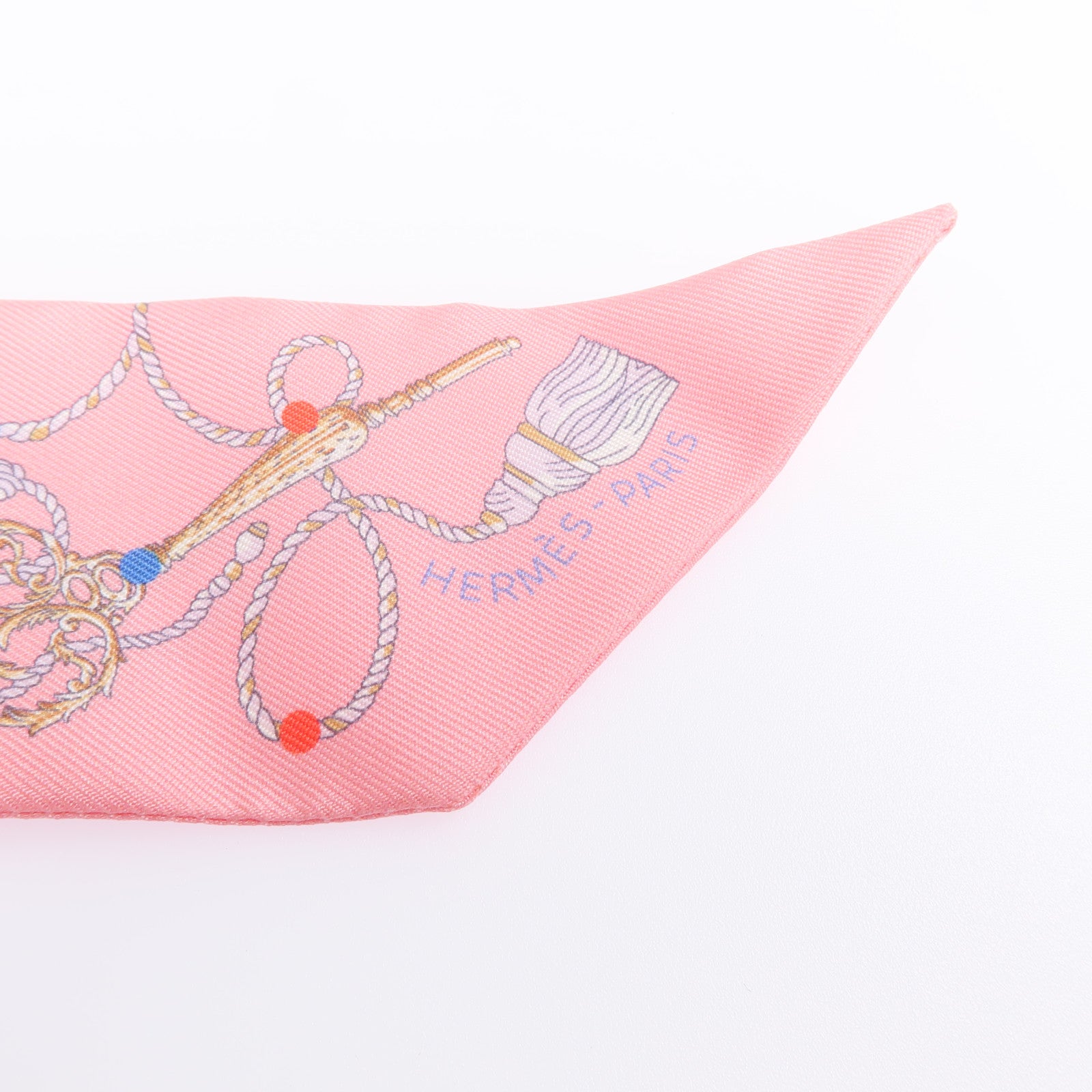 HERMES 【激減優惠】絲質Twilly絲巾