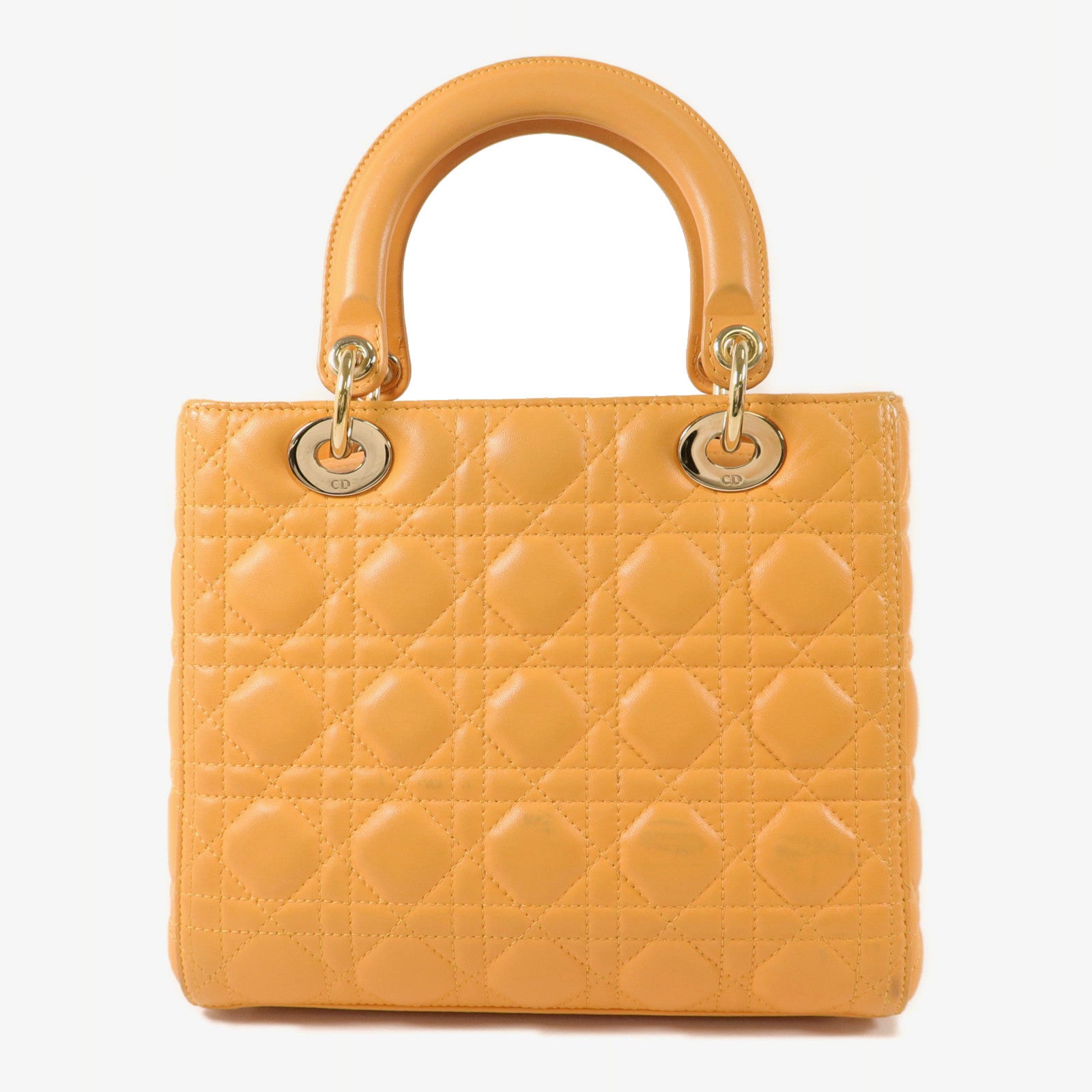 Dior 羊皮皮革Lady Dior Medium手挽肩背兩用袋