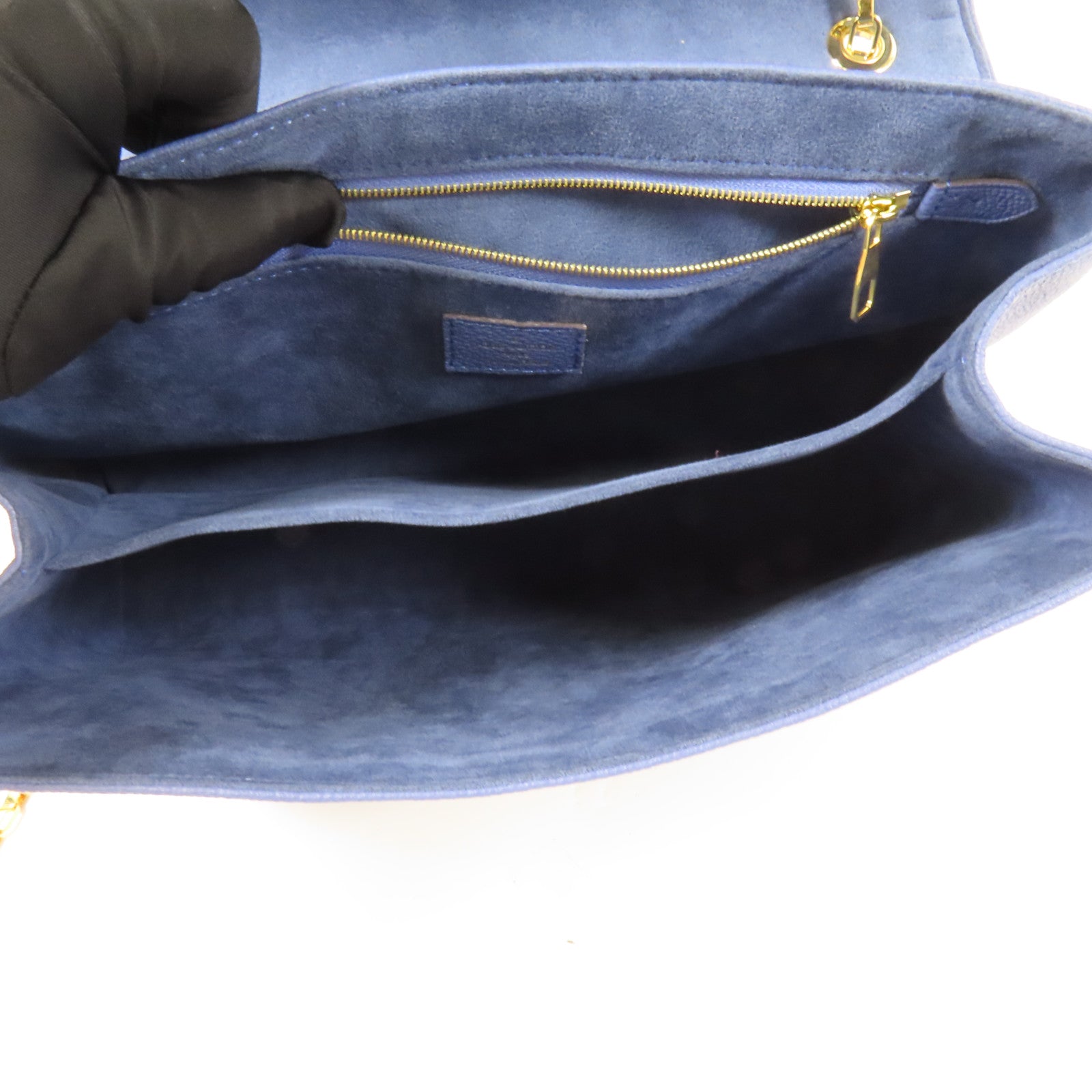 LOUIS VUITTON Monogram Empreinte Saint-Germain MM金扣肩背袋