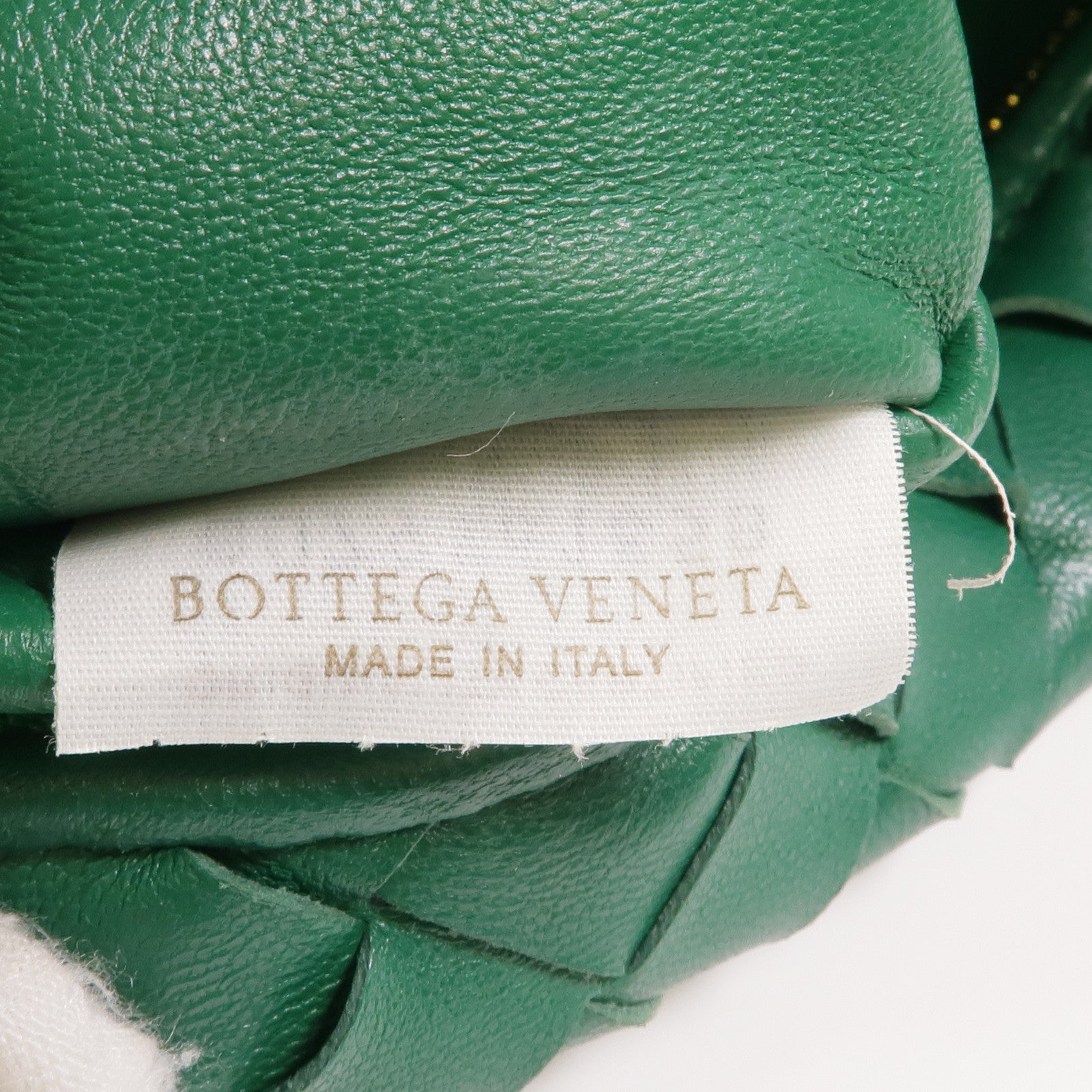 BOTTEGA VENETA 【激減優惠】牛皮皮革Mini Jodie金扣手挽袋