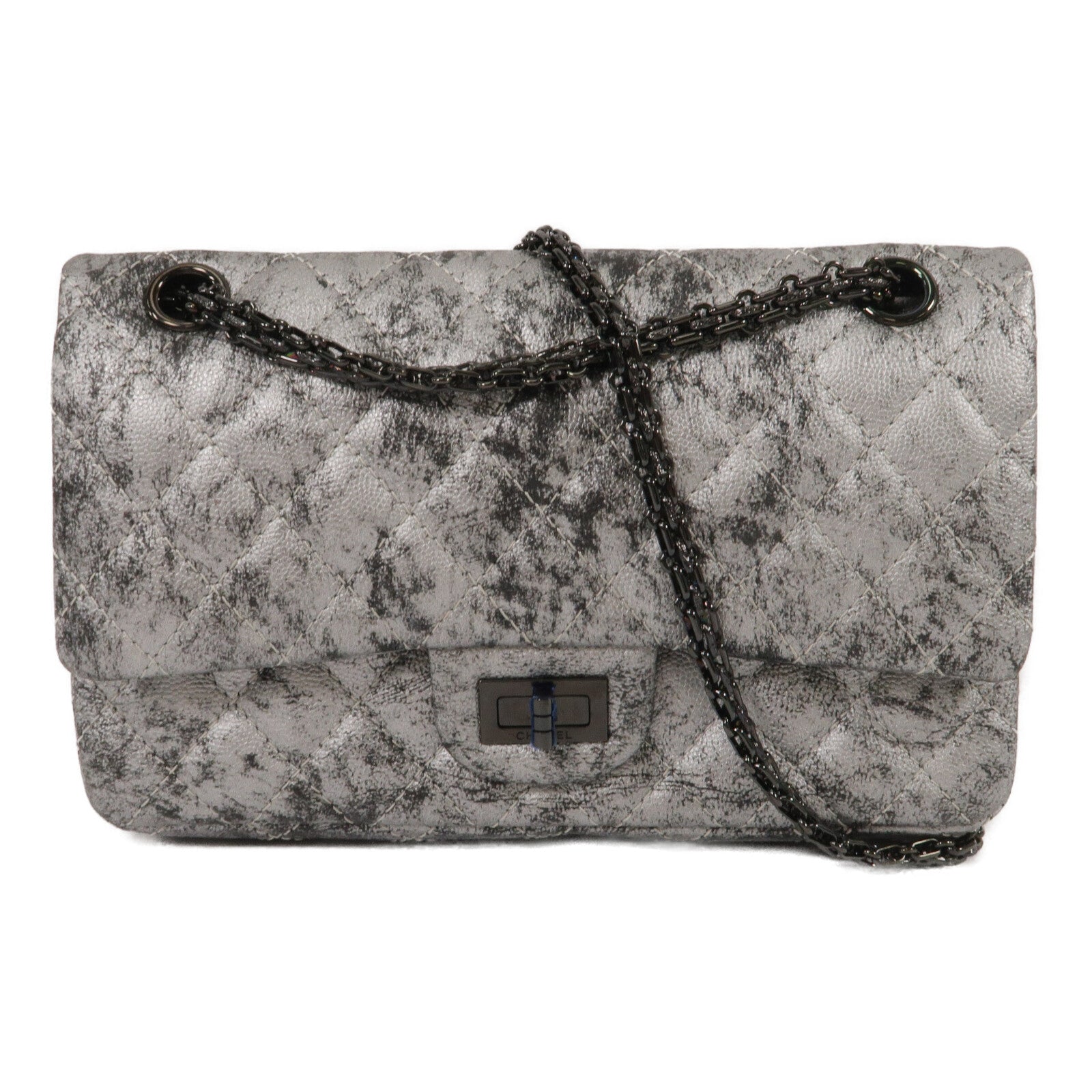 CHANEL 牛皮皮革2.55 Small鏈帶肩背袋
