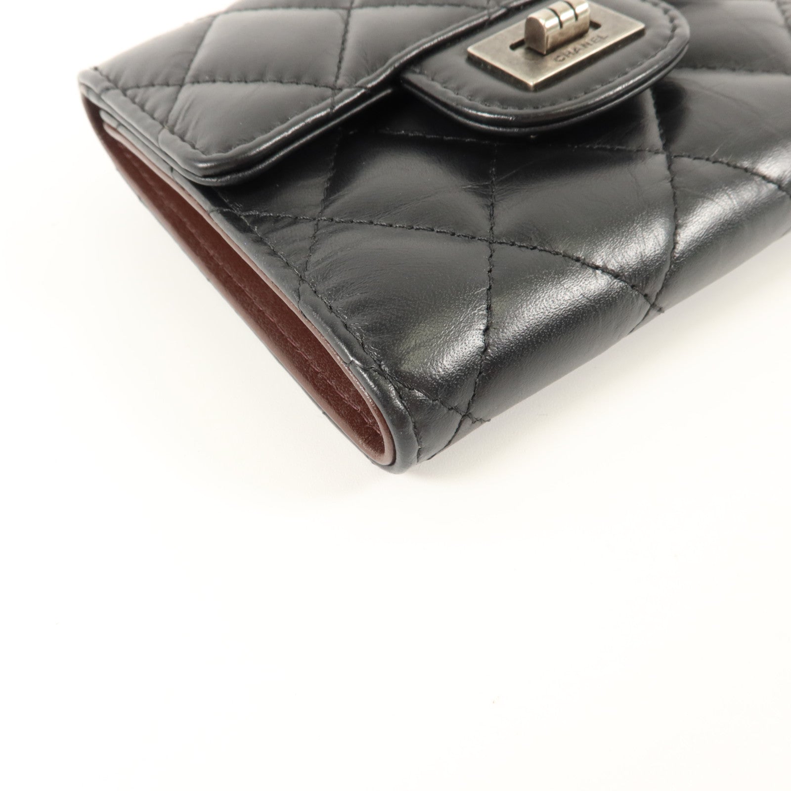 CHANEL 羊皮皮革2.55 Wallet錢包