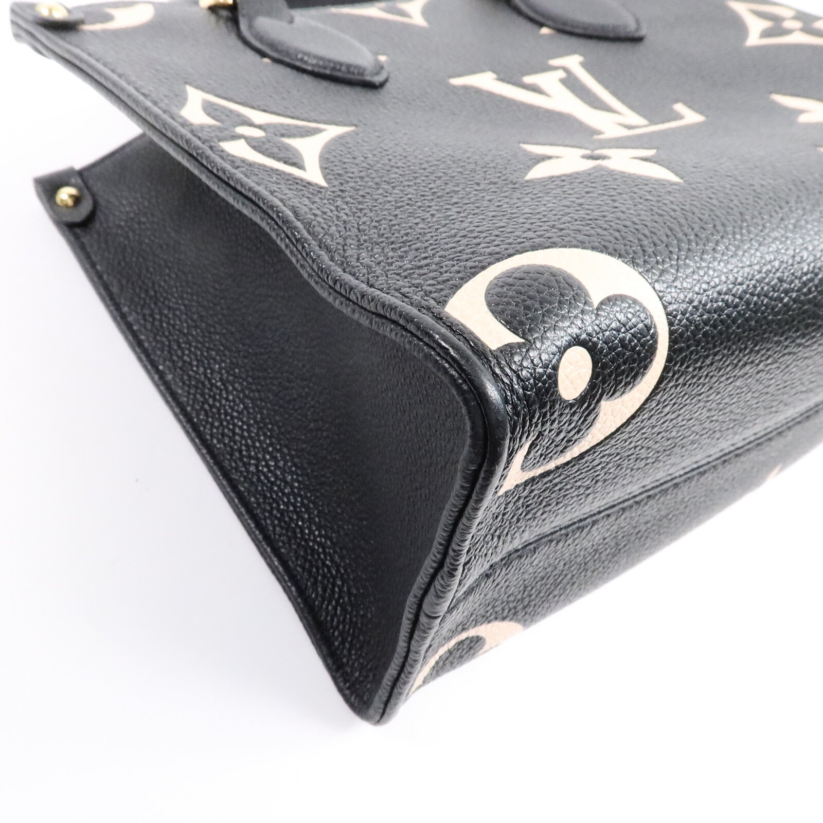 LOUIS VUITTON Monogram Empreinte On The Go PM金扣手挽肩背兩用袋