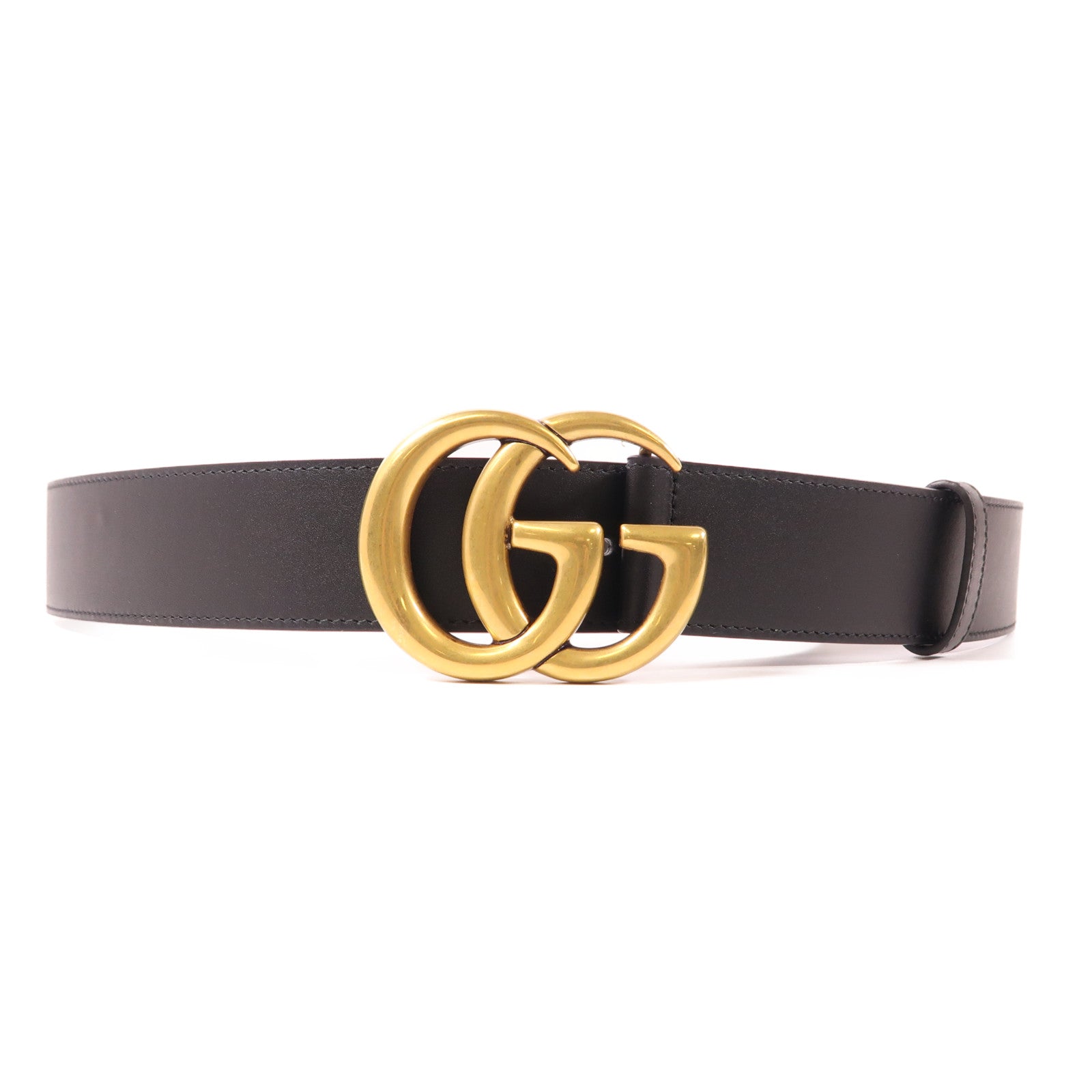 GUCCI 牛皮皮革Belt金扣皮帶