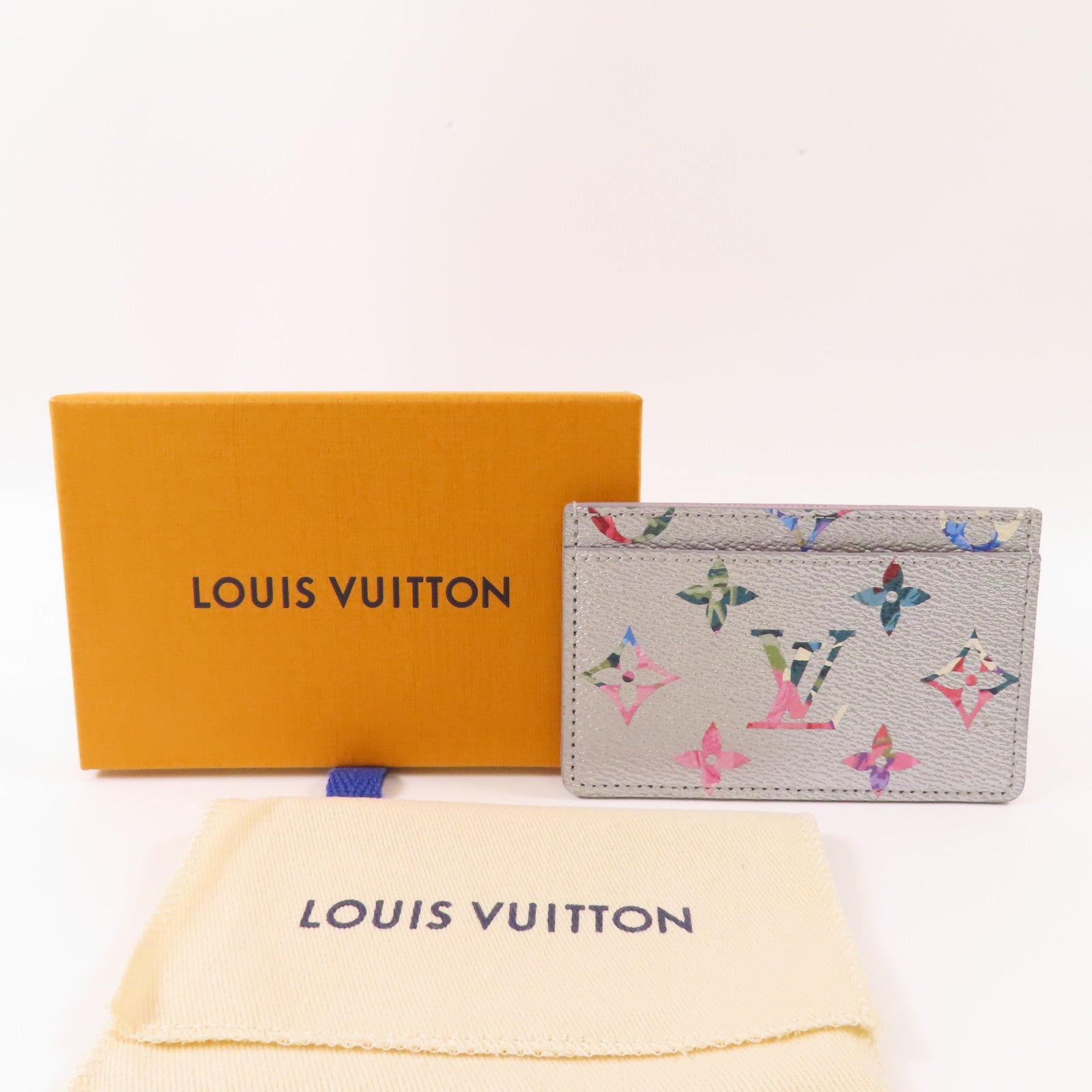 LOUIS VUITTON Monogram Metallic Garden Card Case卡片套