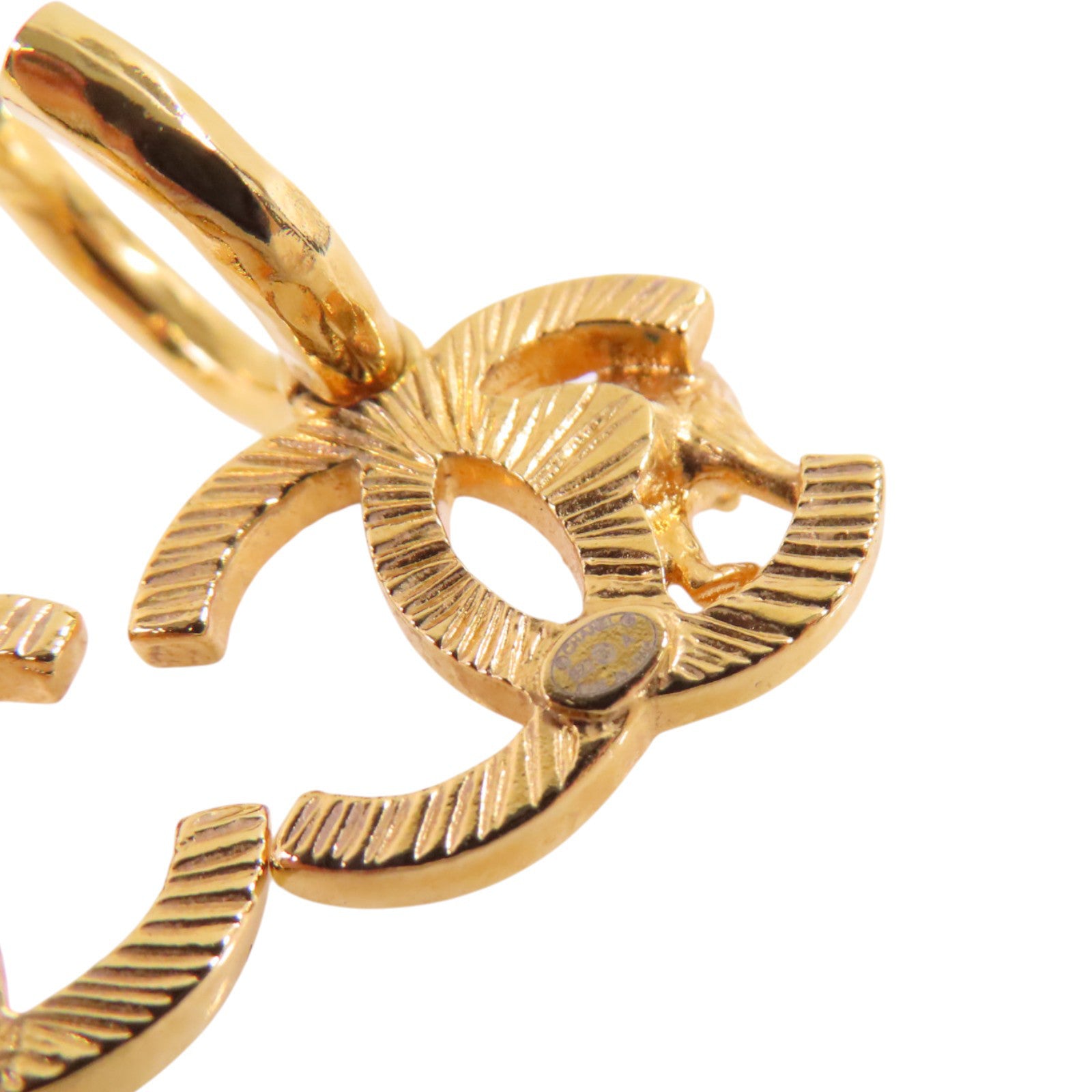 CHANEL CC GHW CC Earrings Metal