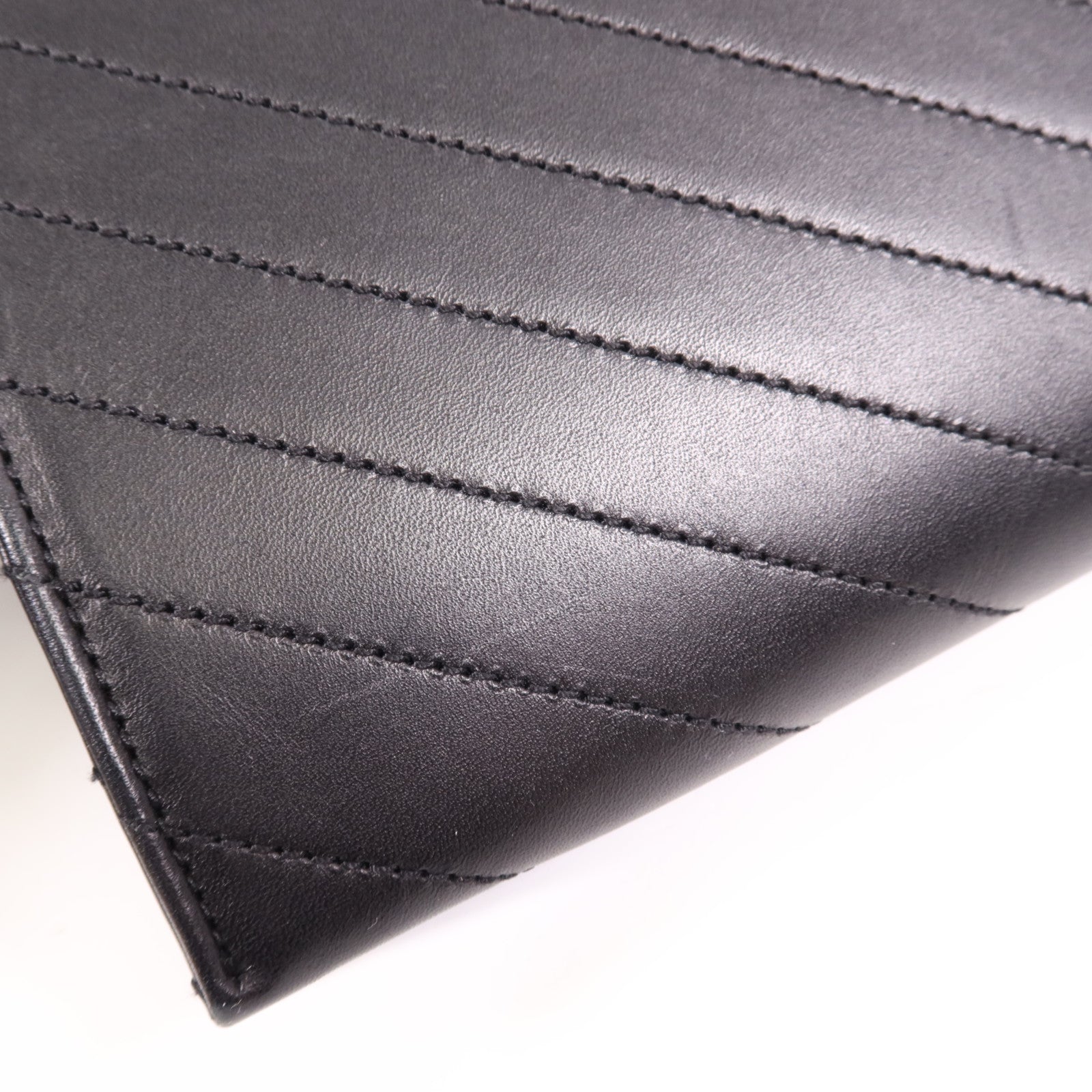 SAINT LAURENT 牛皮皮革Chain Shoulder金扣鏈帶肩背袋