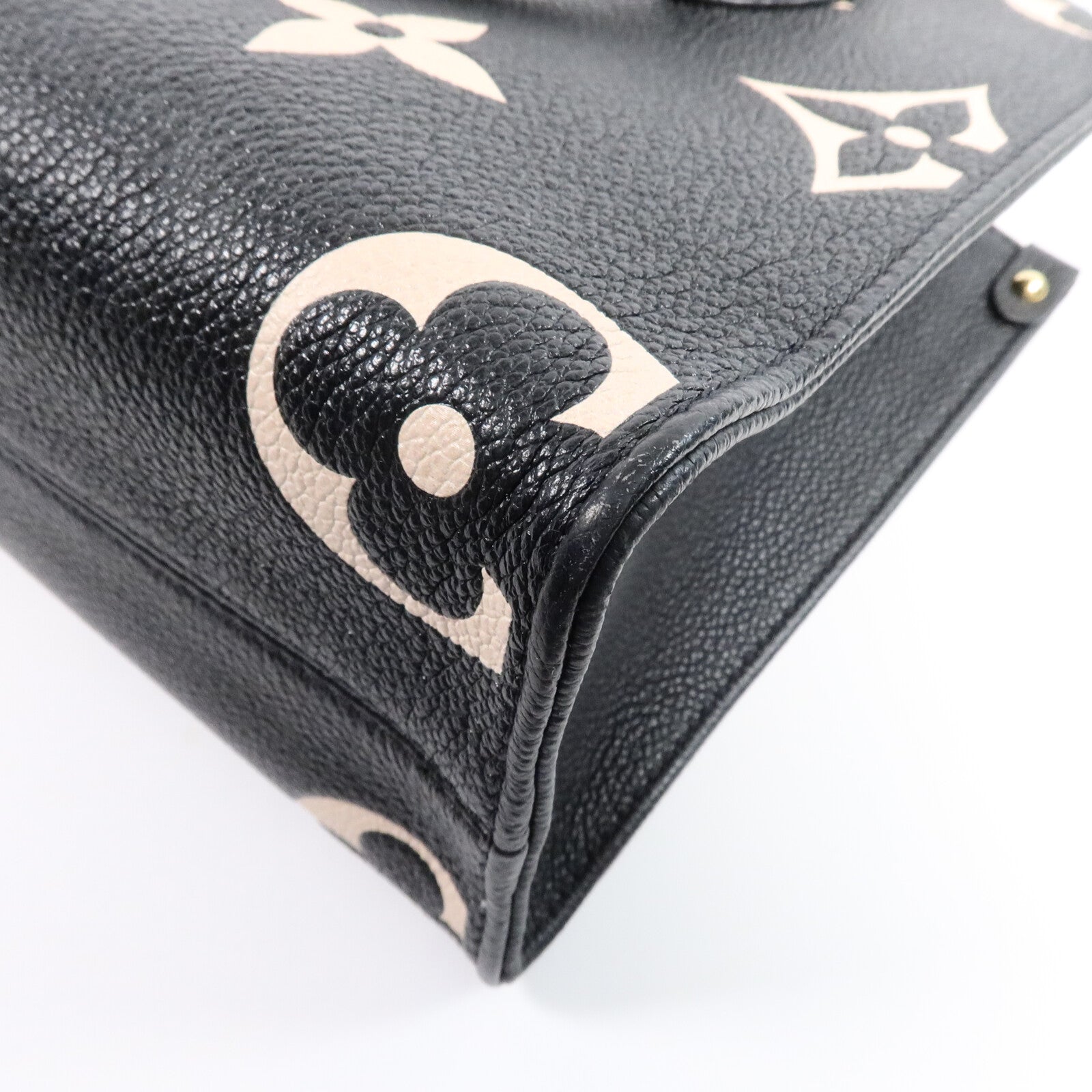 LOUIS VUITTON Monogram Empreinte On The Go PM金扣手挽肩背兩用袋