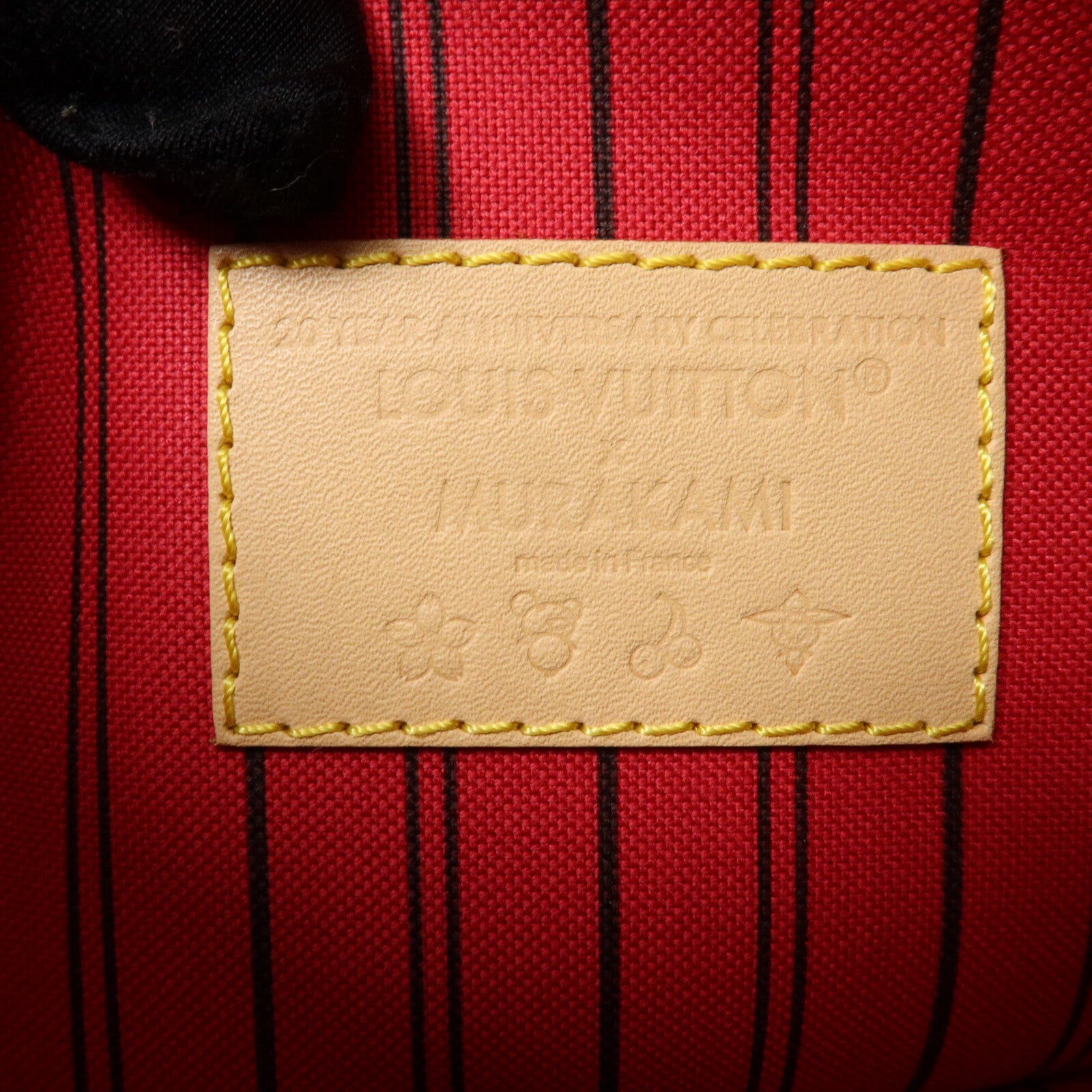 LOUIS VUITTON Monogram Cherry LV x TM Cherry Neverfull MM手挽袋