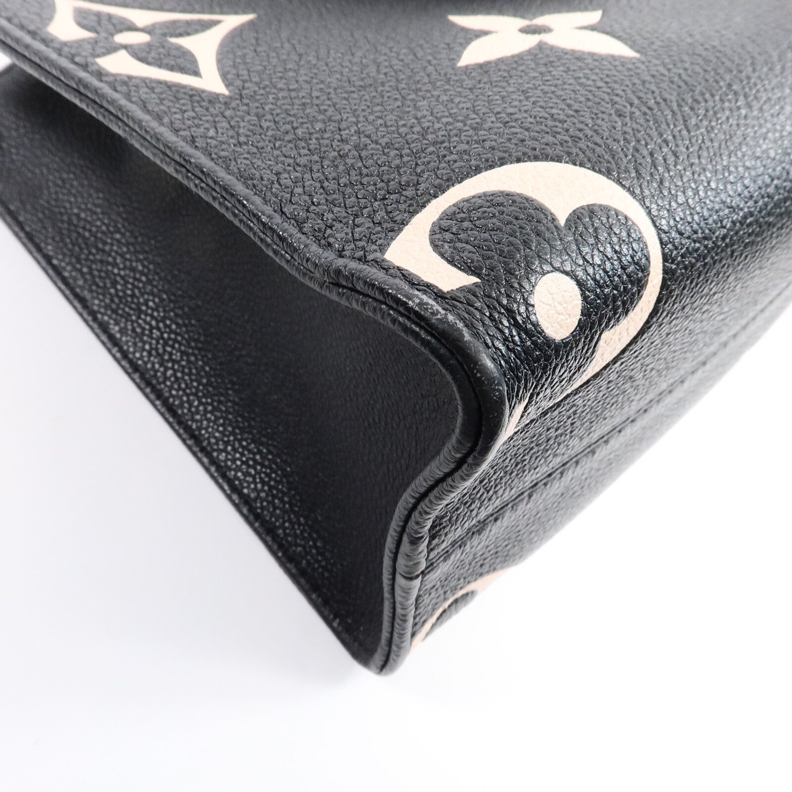 LOUIS VUITTON Monogram Empreinte On The Go PM金扣手挽肩背兩用袋