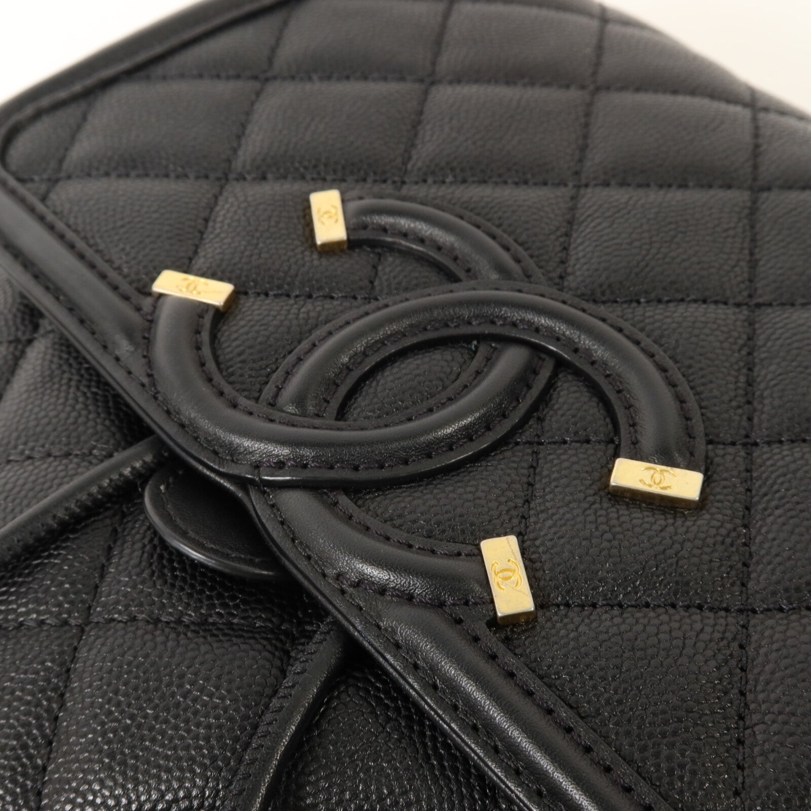 CHANEL 牛皮皮革Chain Backpack鏈帶背包