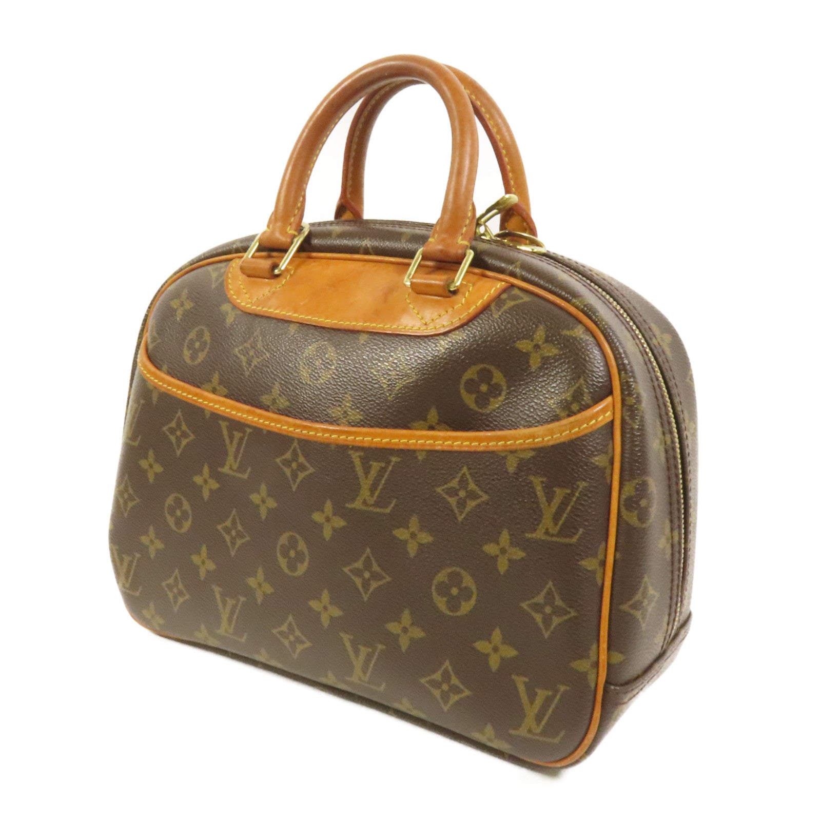 LOUIS VUITTON 【激減優惠】Monogram Deauville金扣手挽袋