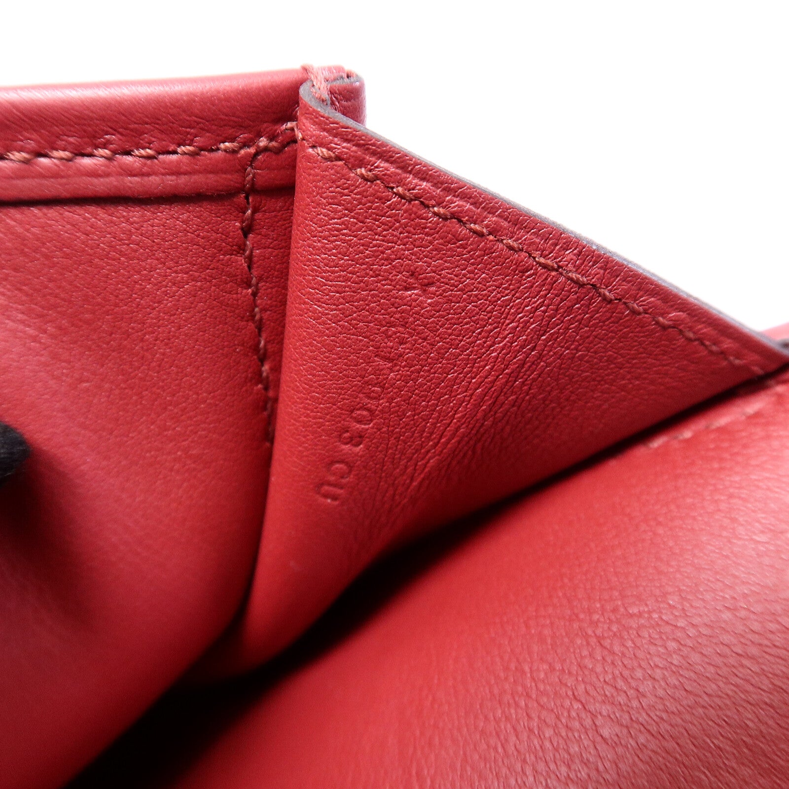HERMES Swift皮革Jige Elan 29 Clutch手拿包Rouge Grenade