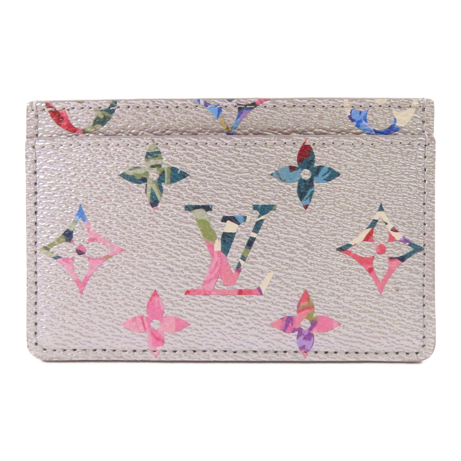 LOUIS VUITTON Monogram Metallic Garden Card Case卡片套
