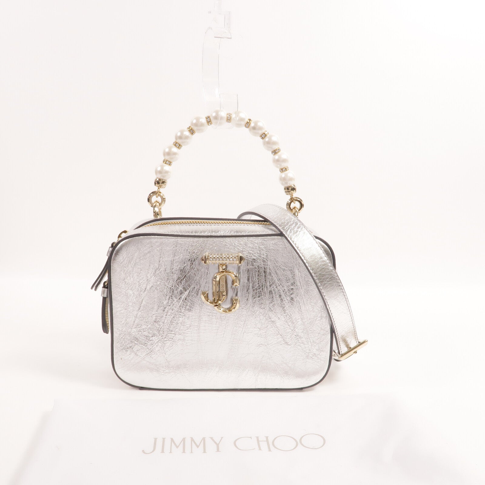 JIMMY CHOO 牛皮皮革Shoulder Bag肩背袋