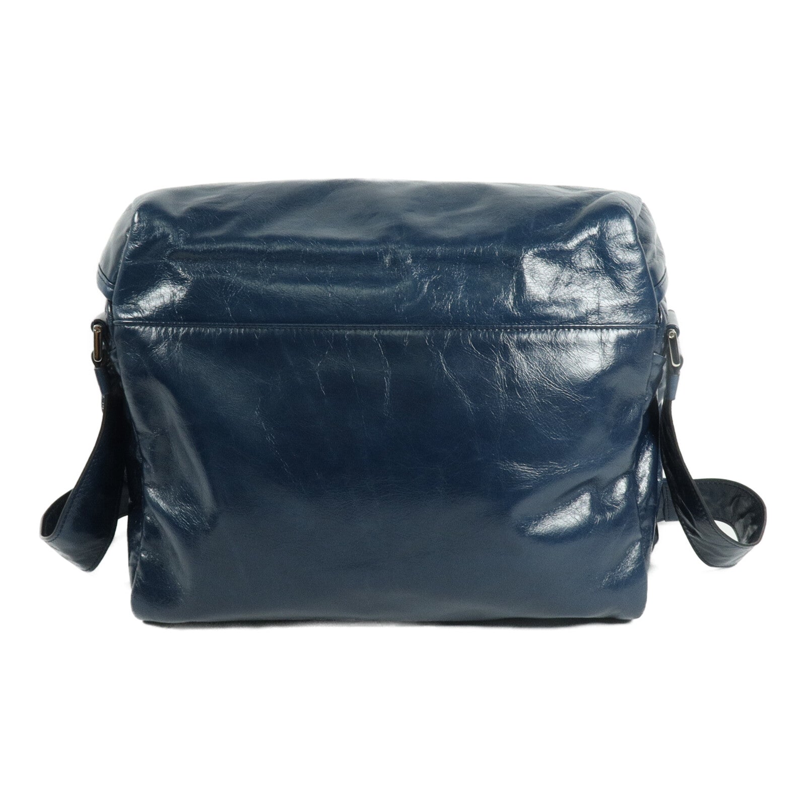PRADA 牛皮皮革Triangle Crossbody Messenger Bag肩背袋